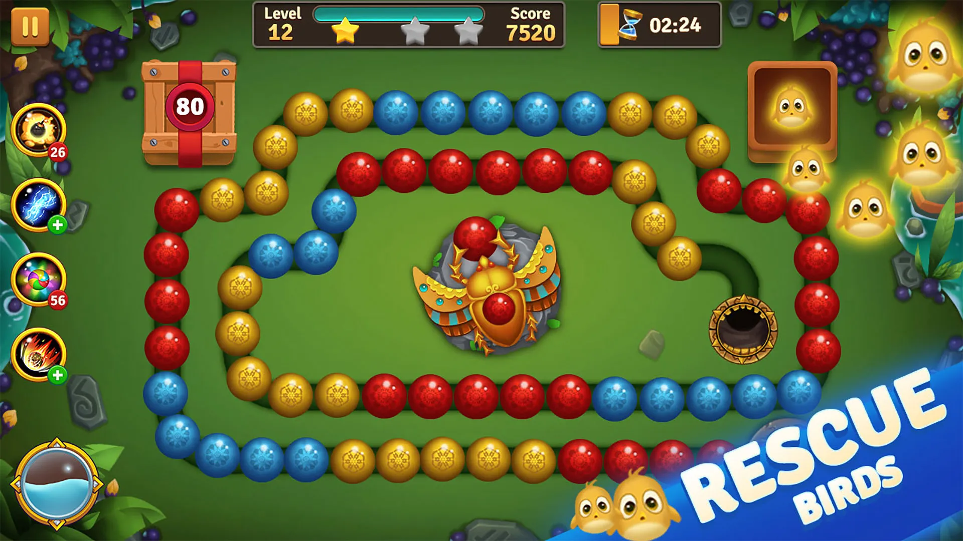 Jungle Marble Blast | Indus Appstore | Screenshot