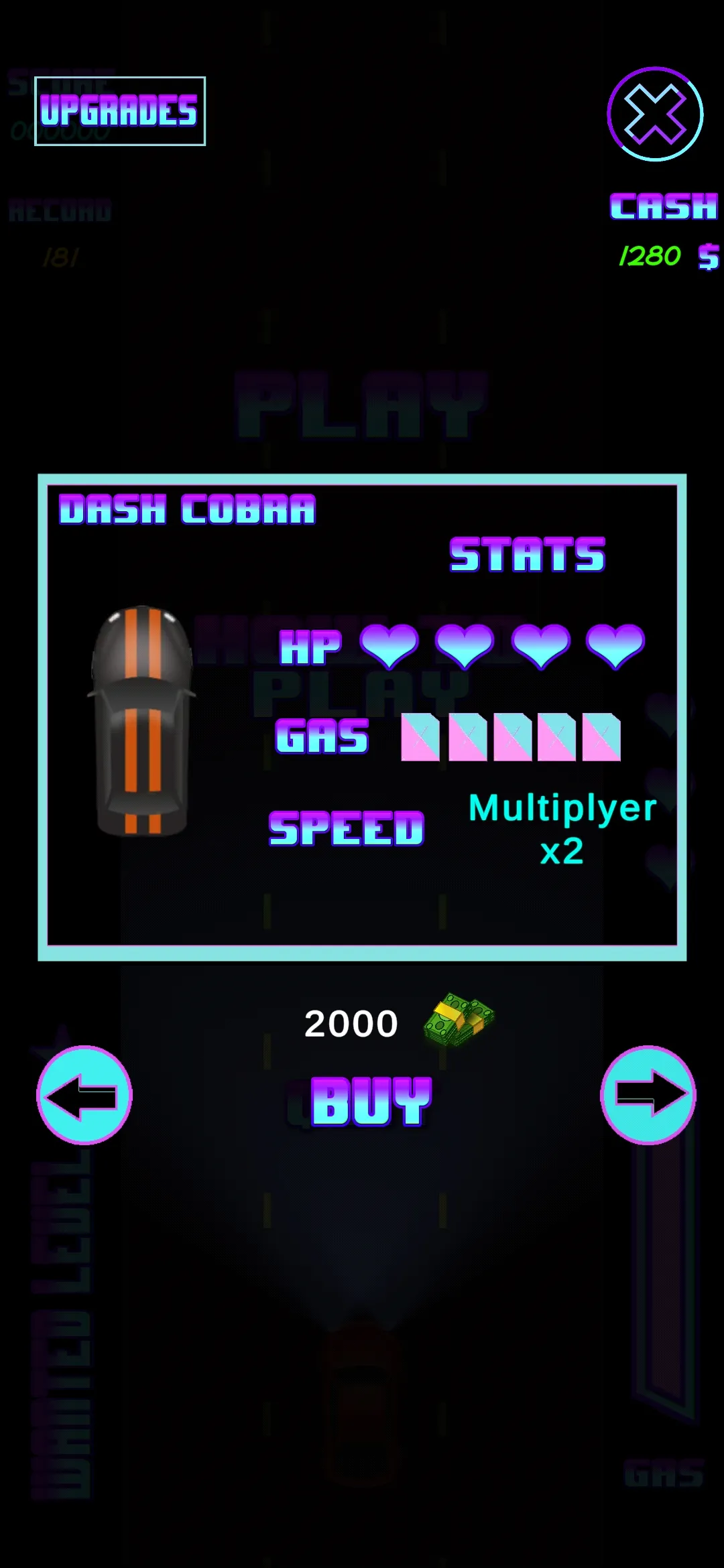 Neon Pursuit | Indus Appstore | Screenshot