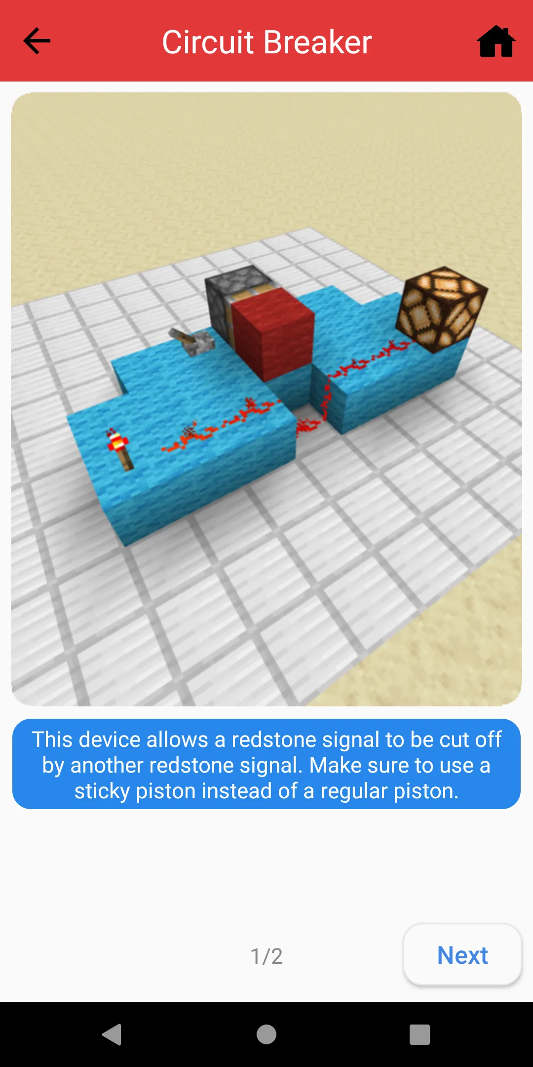 Redstone Guide with Tutorials | Indus Appstore | Screenshot