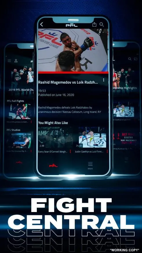 PFL Fight Central | Indus Appstore | Screenshot