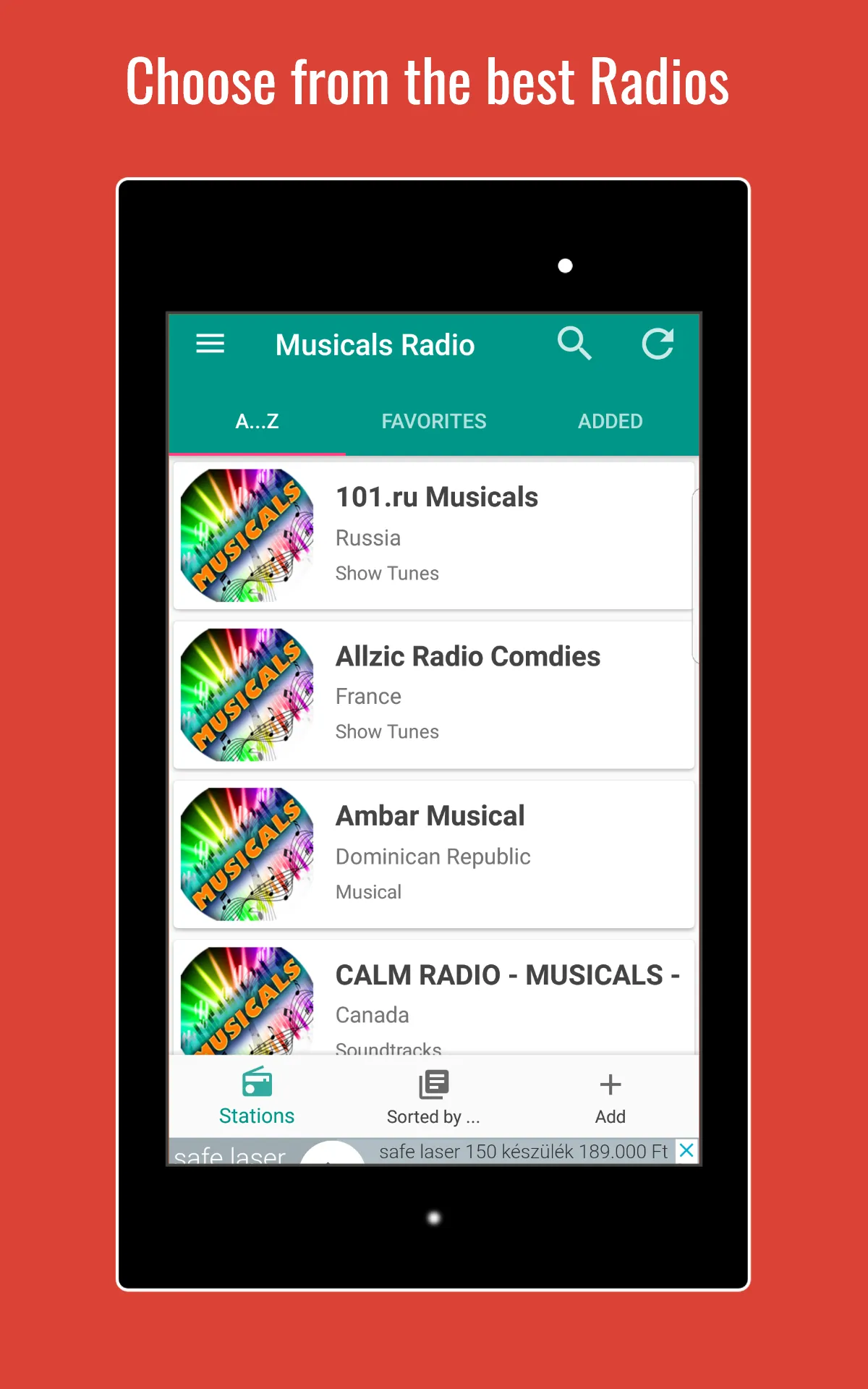 Broadway Musicals Radio | Indus Appstore | Screenshot