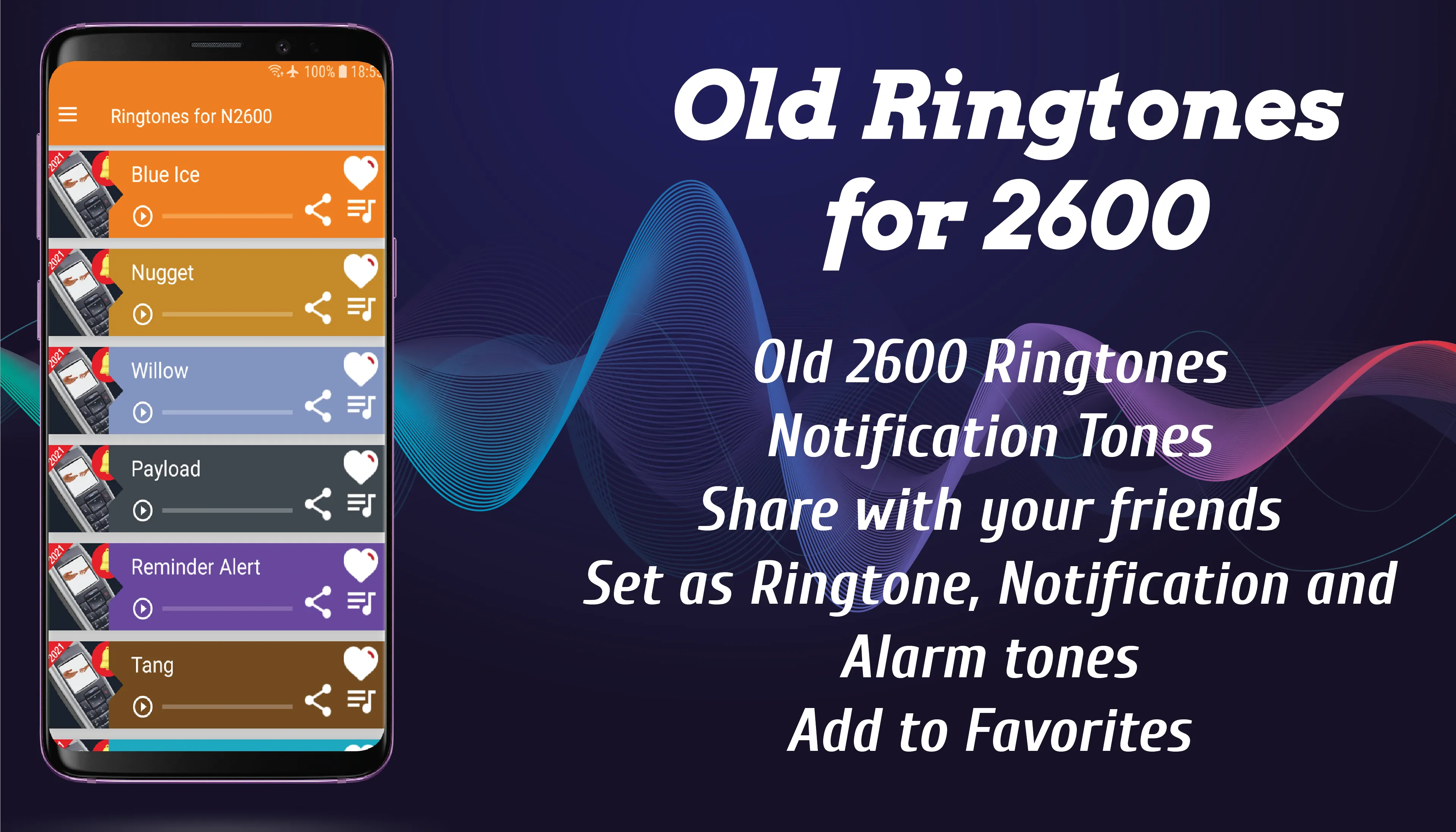 Old Ringtones for Nokia 2600 | Indus Appstore | Screenshot