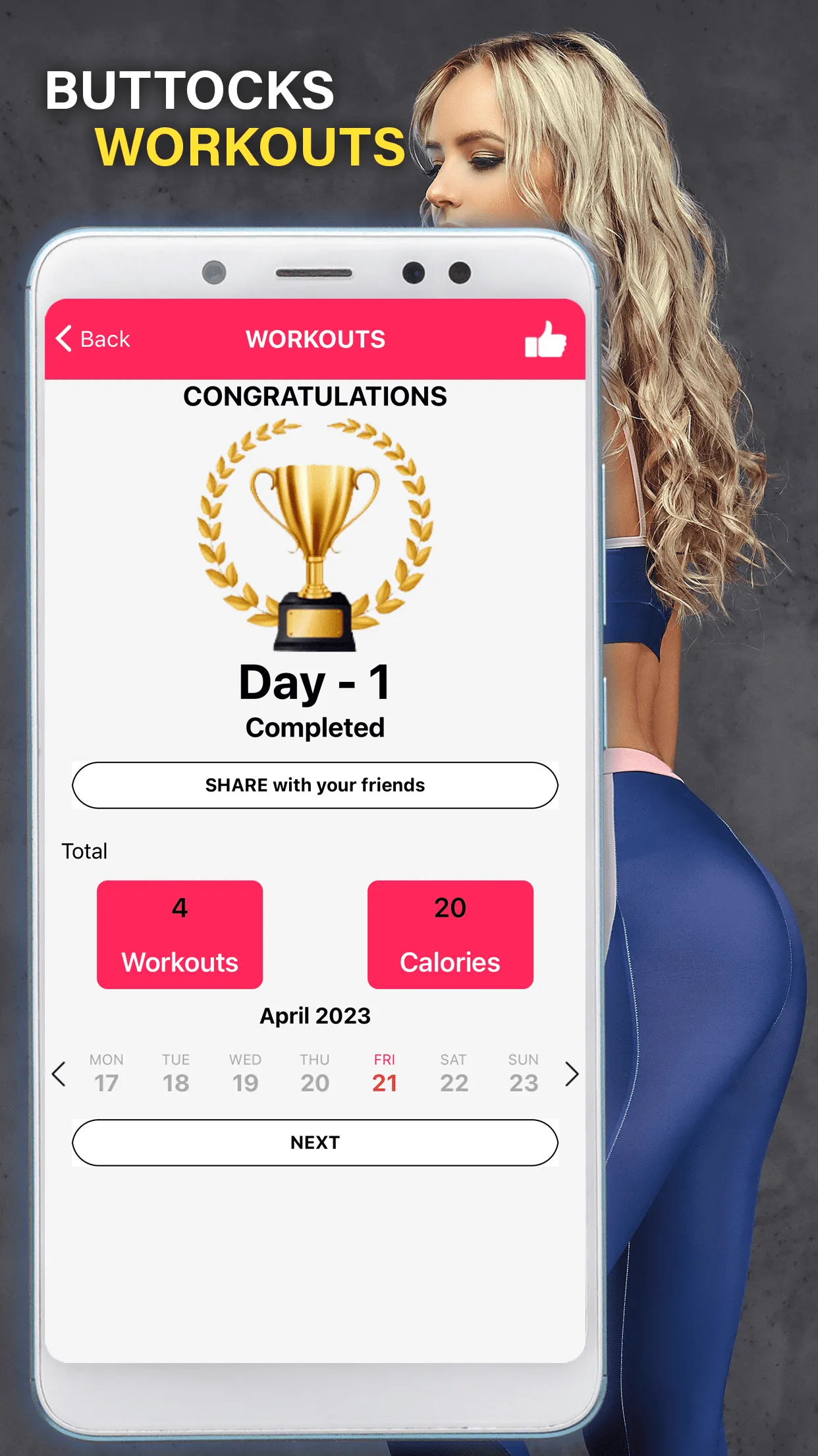 Butt Legs Workout for Buttocks | Indus Appstore | Screenshot