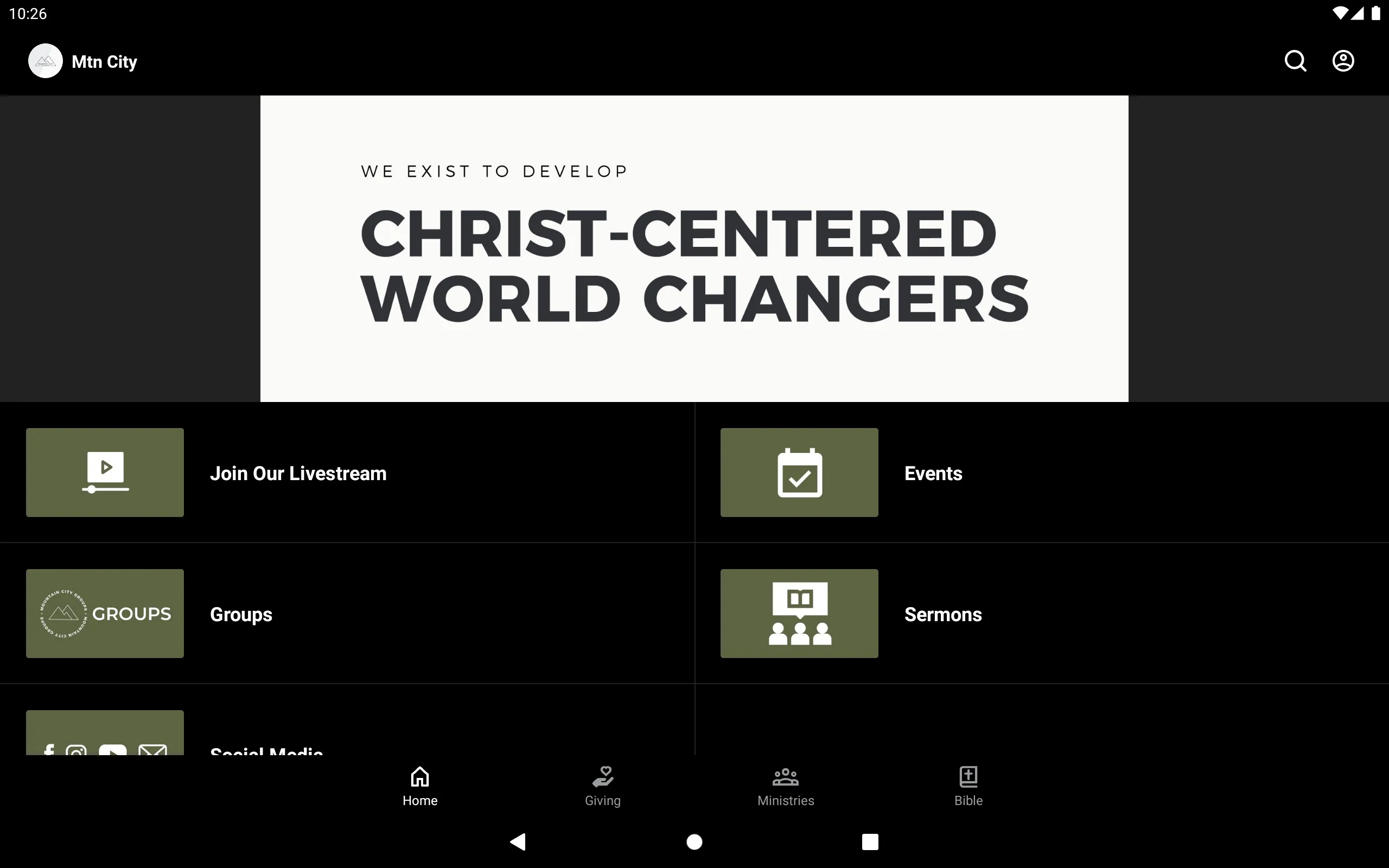 Mtn Cty Church | Indus Appstore | Screenshot