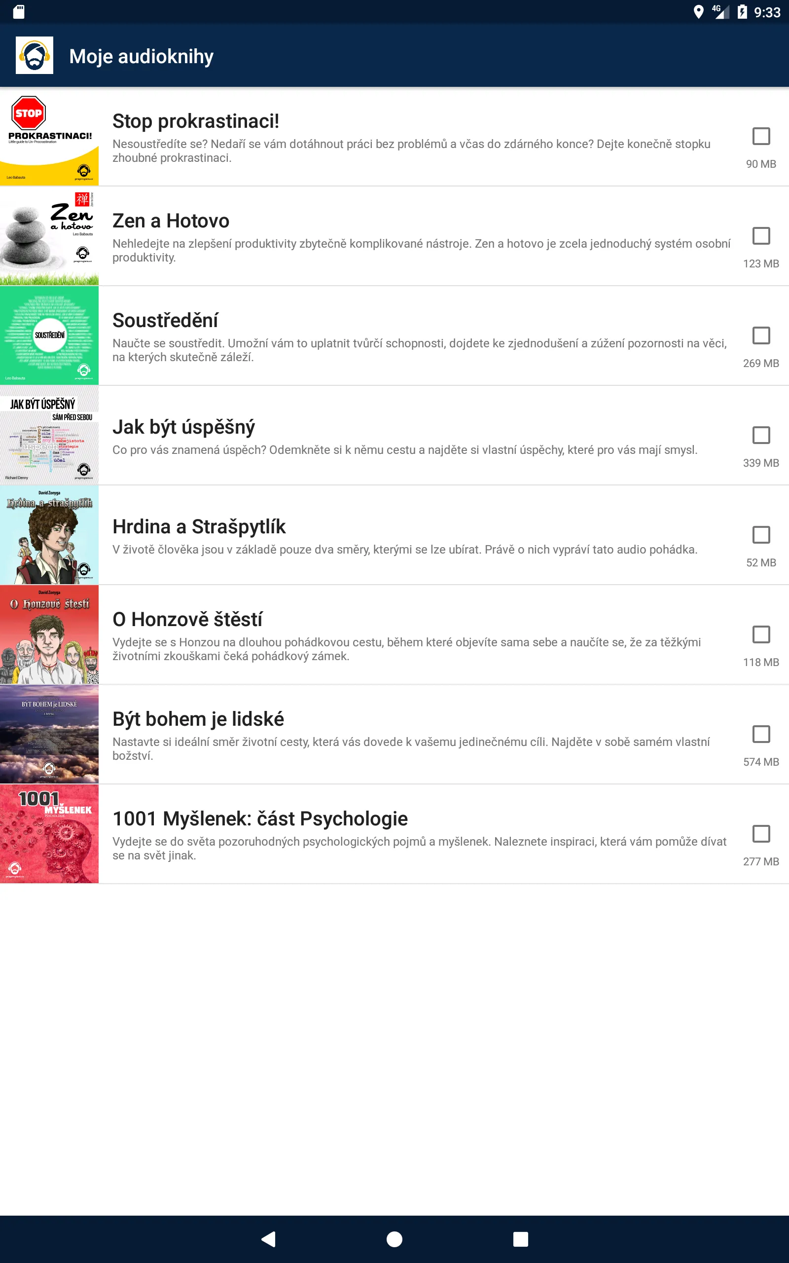 ProgresGuru audioknihy | Indus Appstore | Screenshot