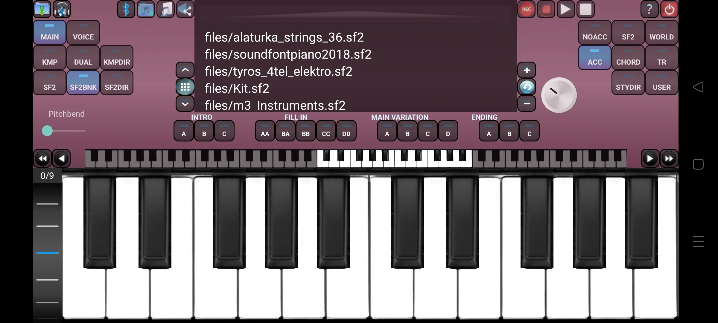 Arranger Keyboard | Indus Appstore | Screenshot