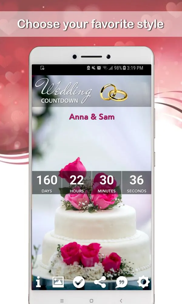 Wedding Countdown App 2023 | Indus Appstore | Screenshot