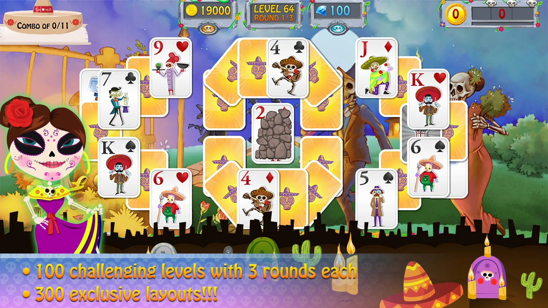 Day of the Dead Solitaire | Indus Appstore | Screenshot