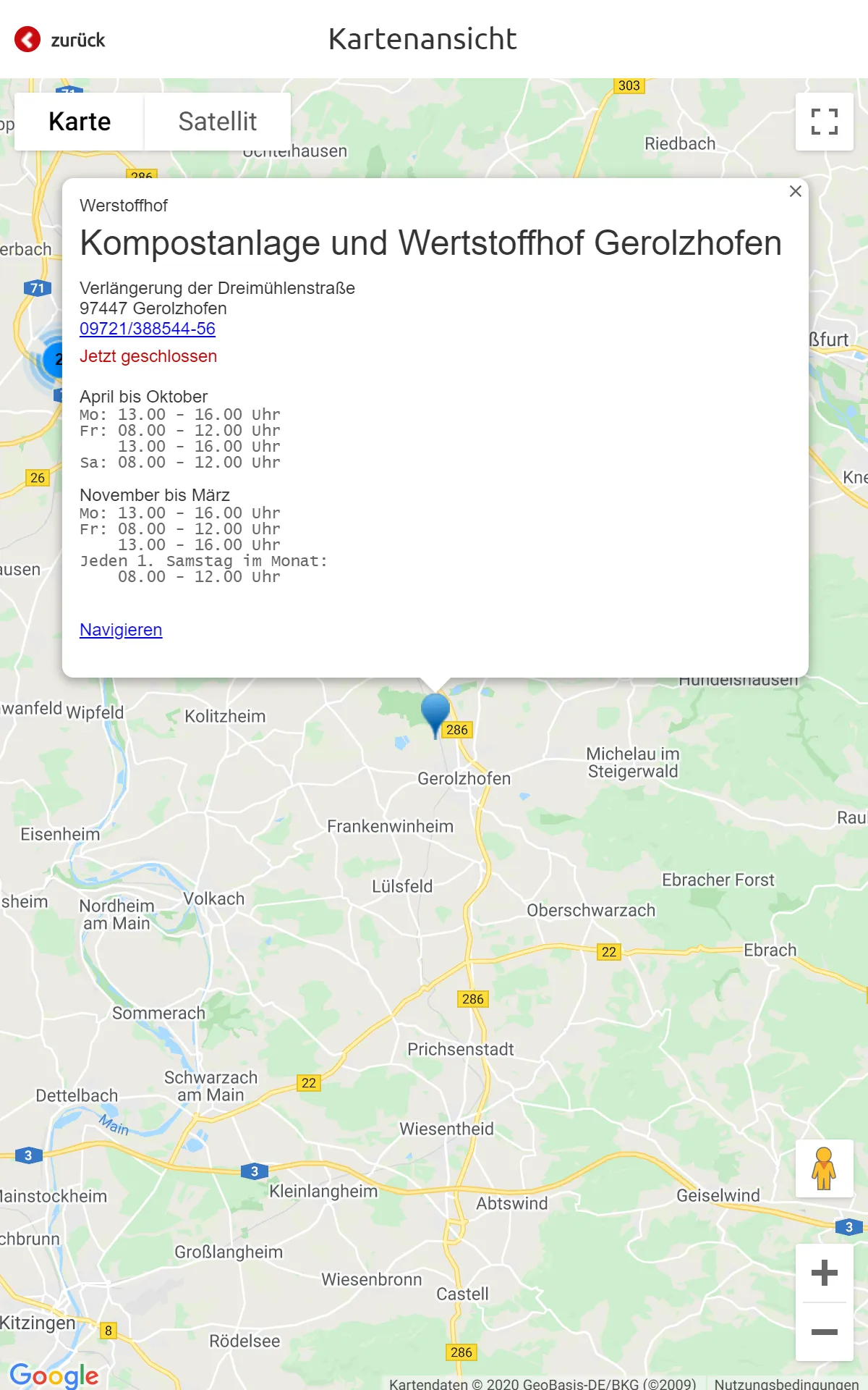 LRA Schweinfurt Abfall-App | Indus Appstore | Screenshot