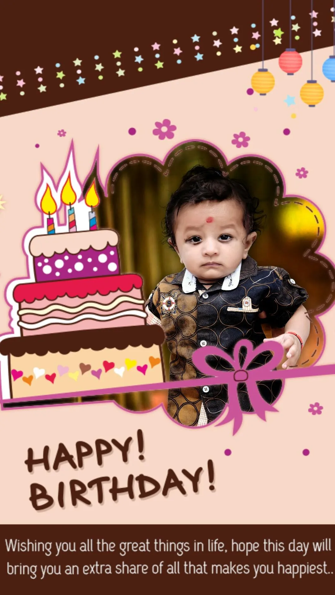 Birthday Photo Frame | Indus Appstore | Screenshot