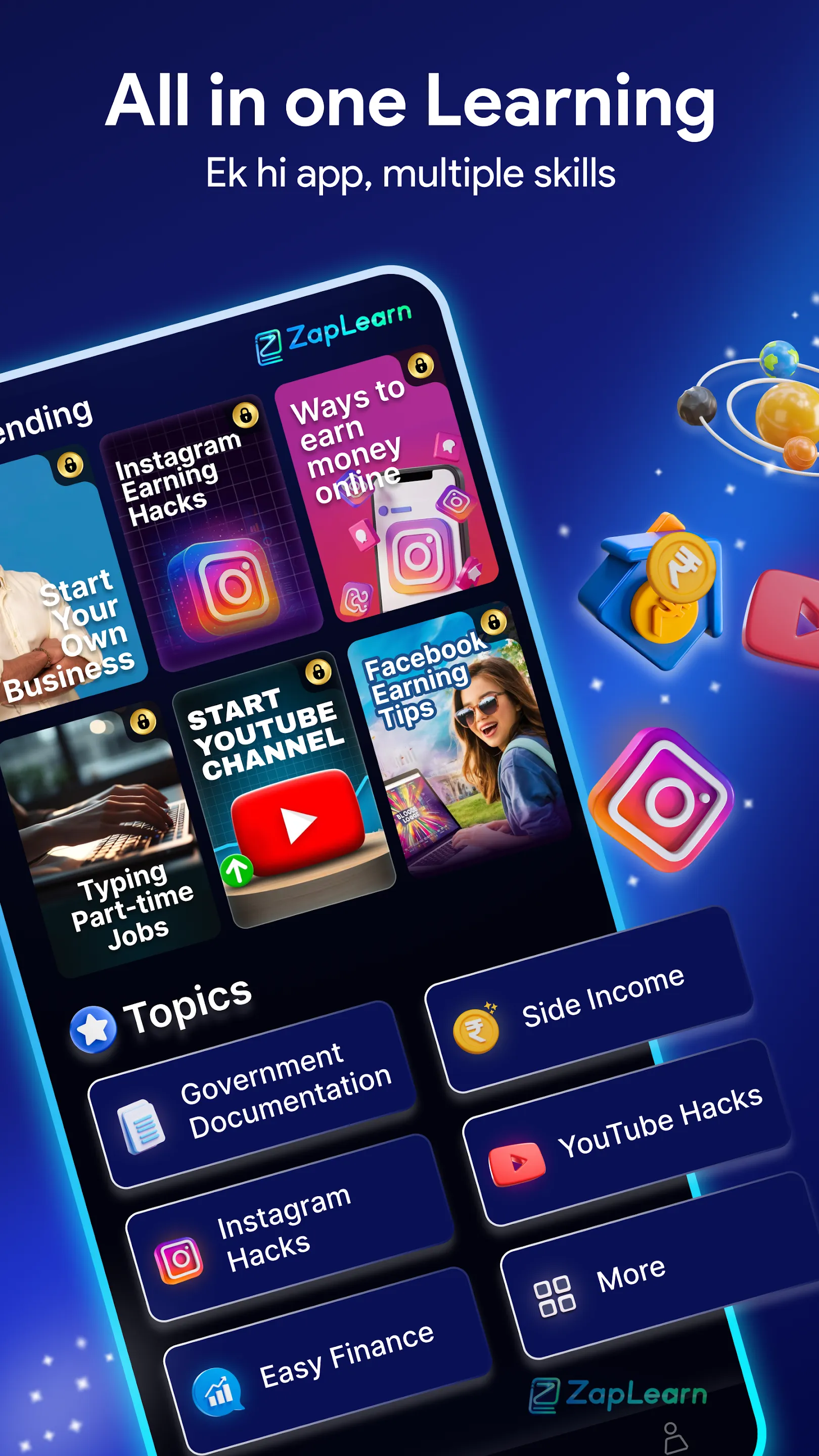 Zap Learn: Easy Learning App | Indus Appstore | Screenshot