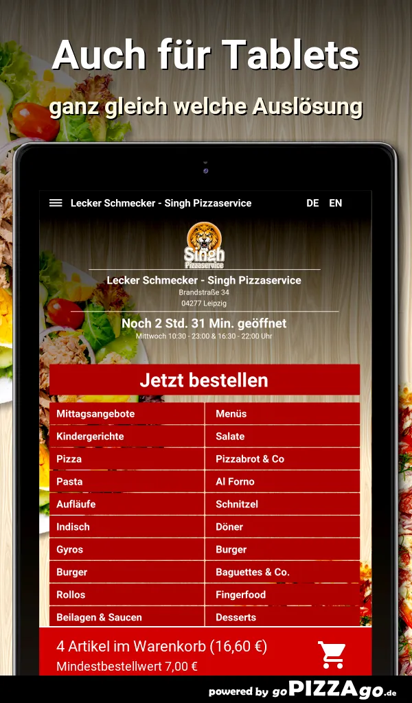 Lecker Schmecker - Singh Pizza | Indus Appstore | Screenshot