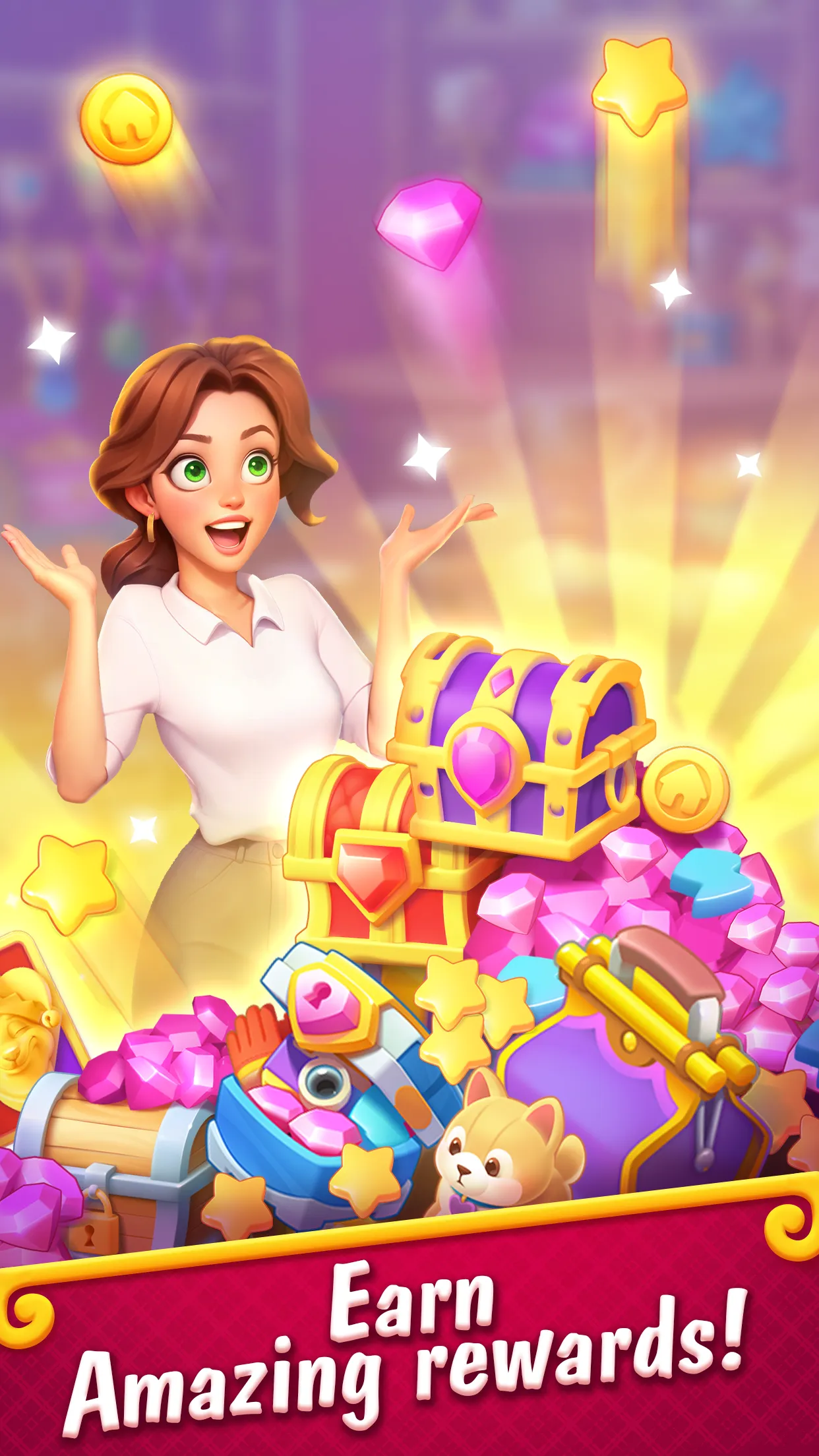 Merge Hotel Empire: Design | Indus Appstore | Screenshot