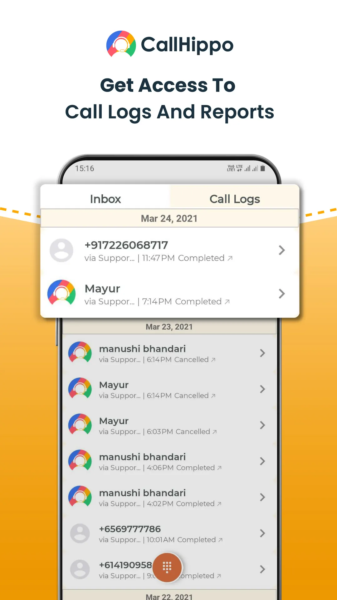 CallHippo | Indus Appstore | Screenshot