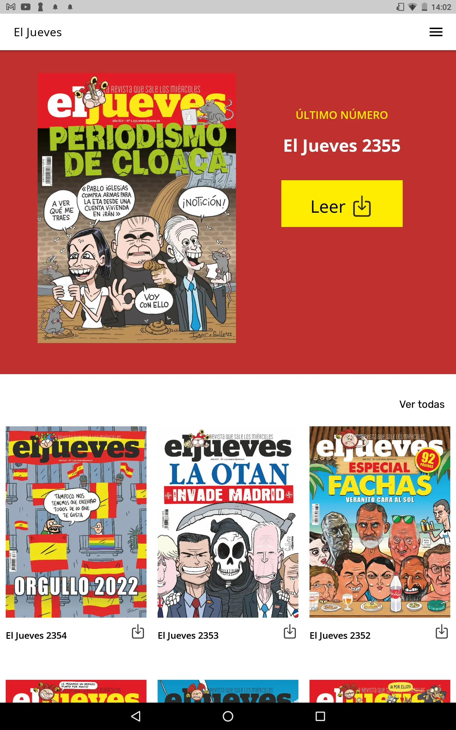 El Jueves Revista | Indus Appstore | Screenshot