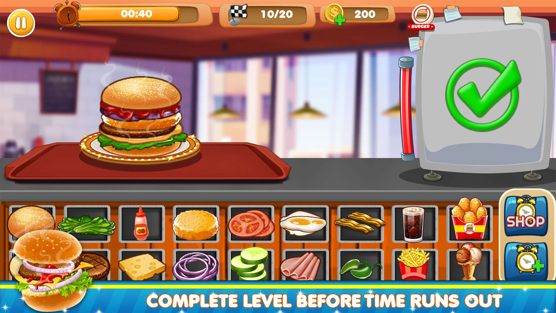 ASMR - Burger Making Shop | Indus Appstore | Screenshot