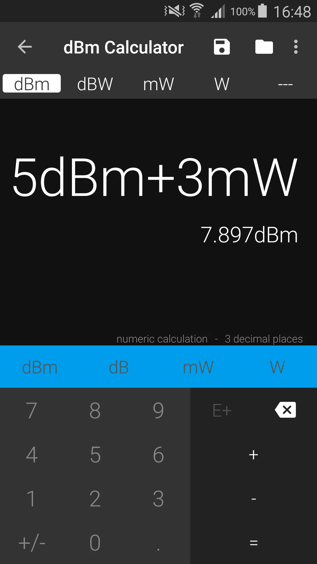 dB Calculator | Indus Appstore | Screenshot