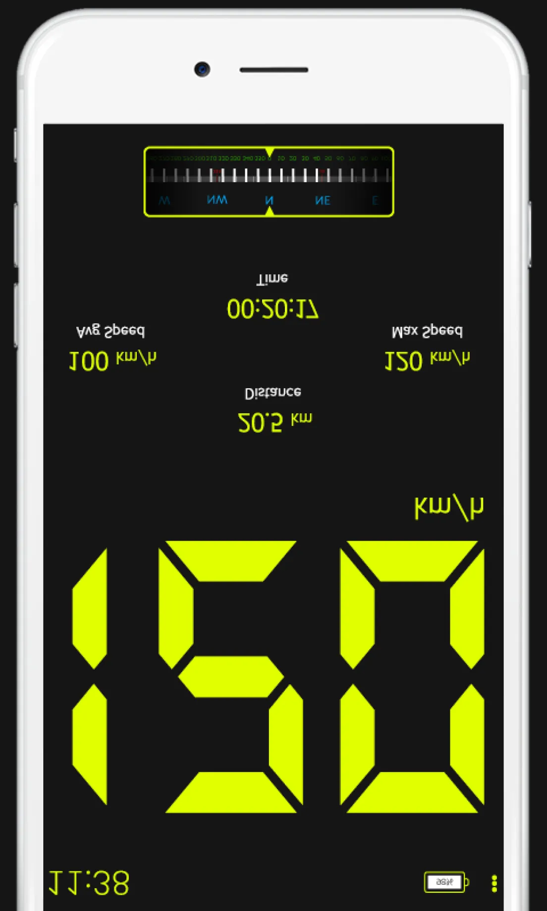 GPS Speedometer HUD - Odometer | Indus Appstore | Screenshot