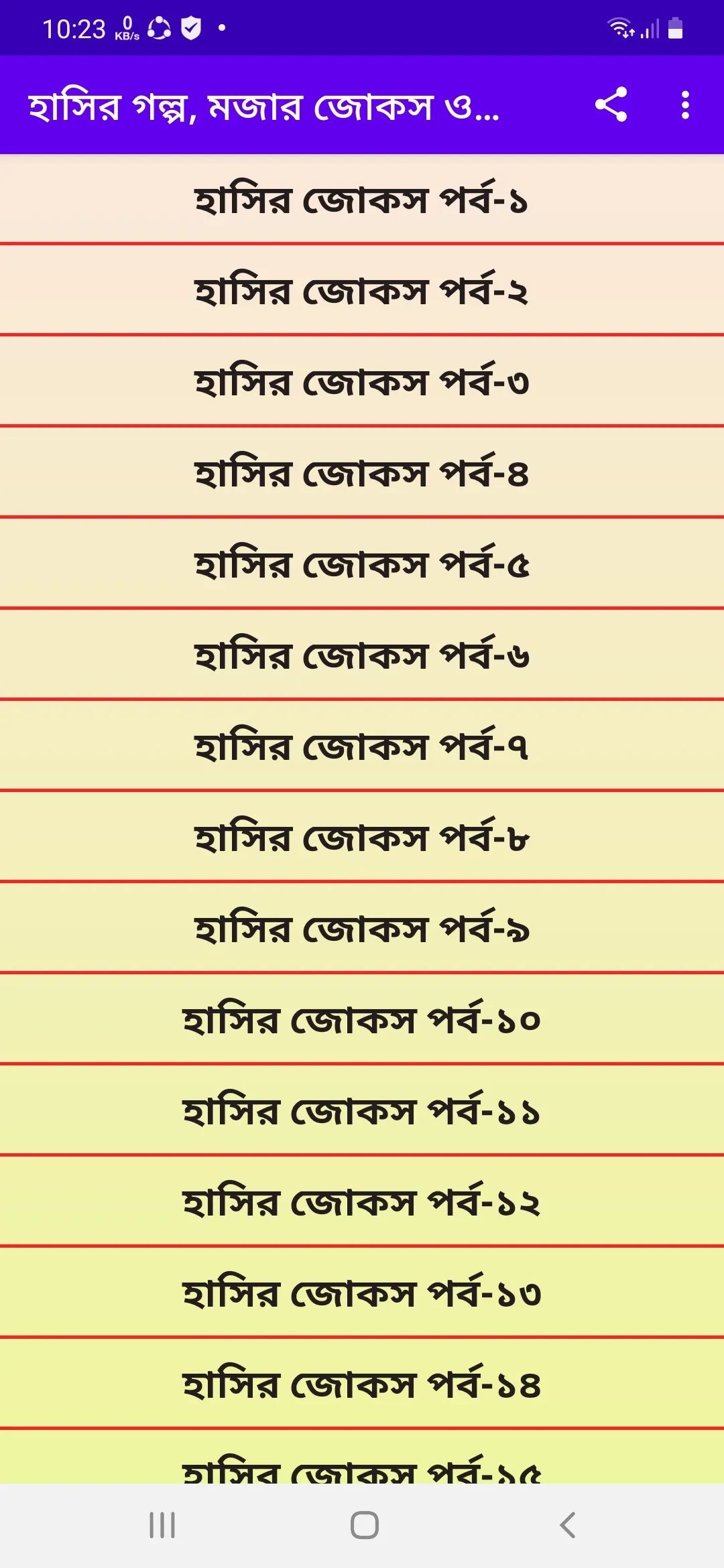 হাসির গল্প, মজার জোকস বাংলা | Indus Appstore | Screenshot