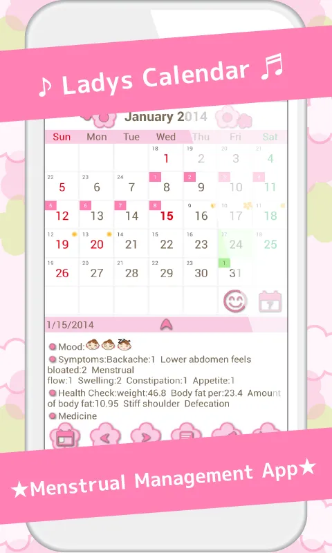 LadysCalendar (Period) | Indus Appstore | Screenshot