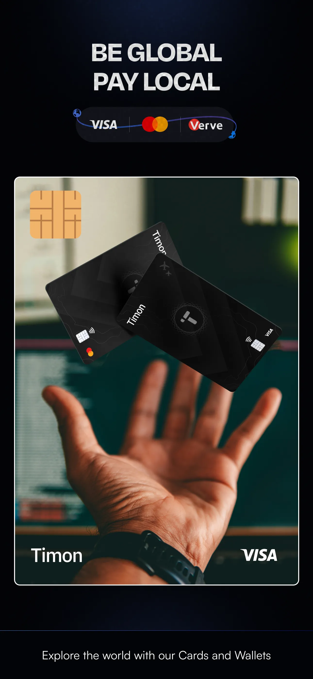 Timon - USD Wallets and Cards. | Indus Appstore | Screenshot