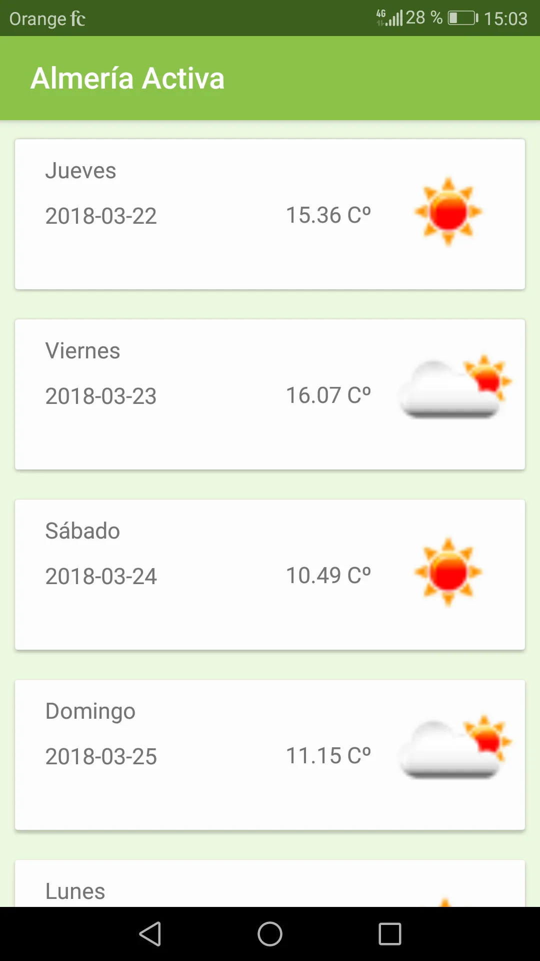 Almería Activa | Indus Appstore | Screenshot