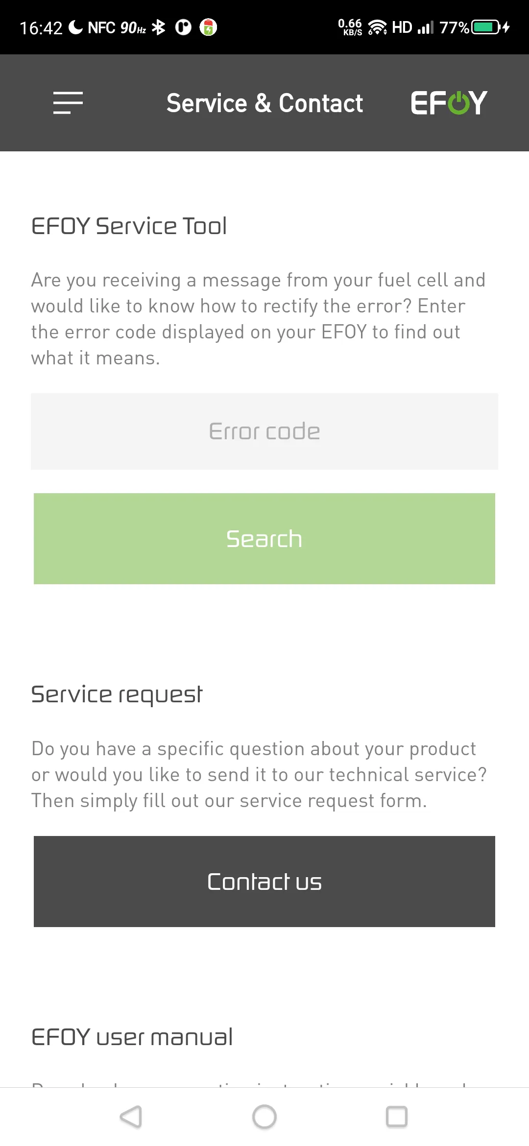 EFOY | Indus Appstore | Screenshot