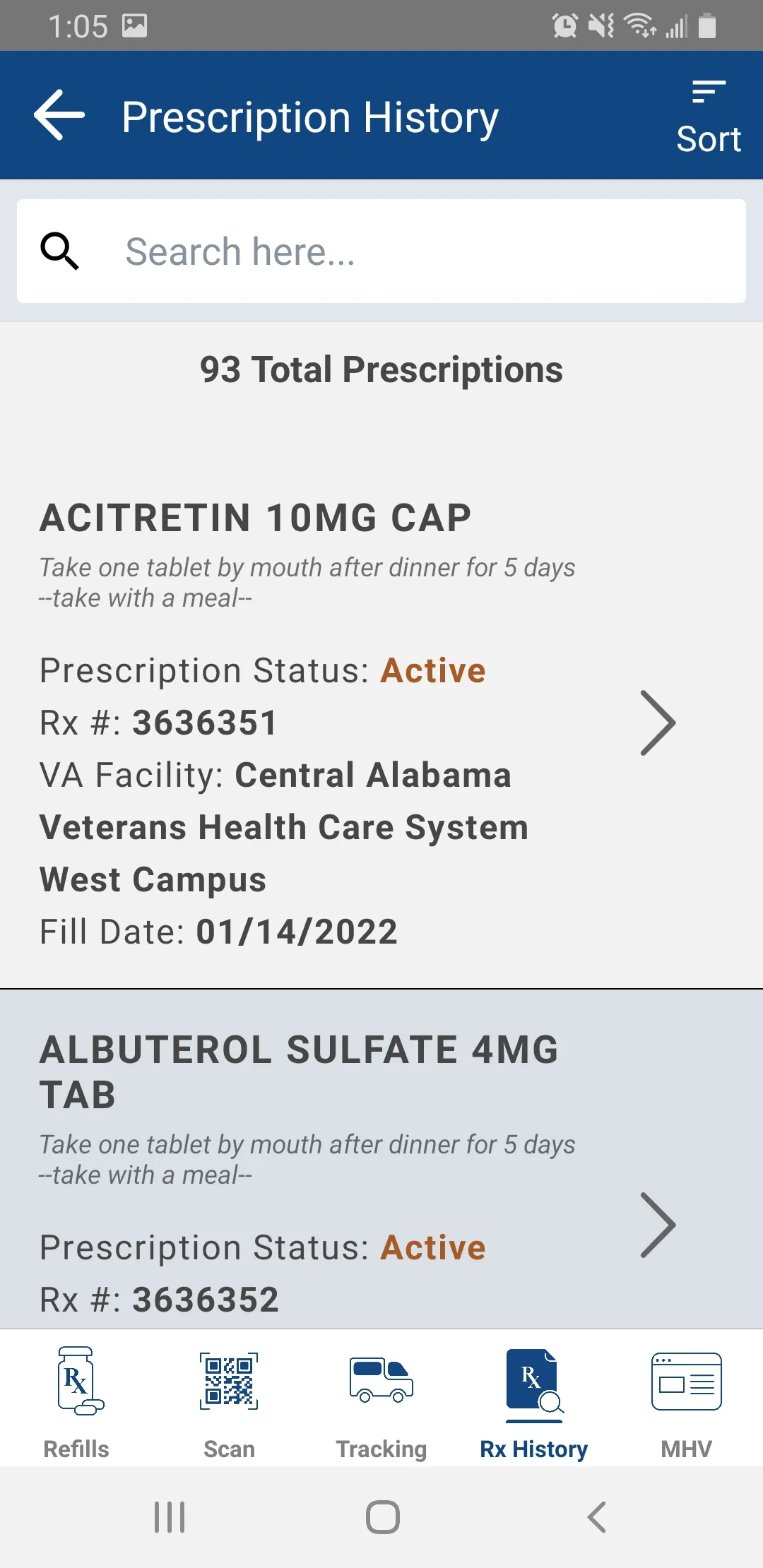 VA Rx Refill | Indus Appstore | Screenshot