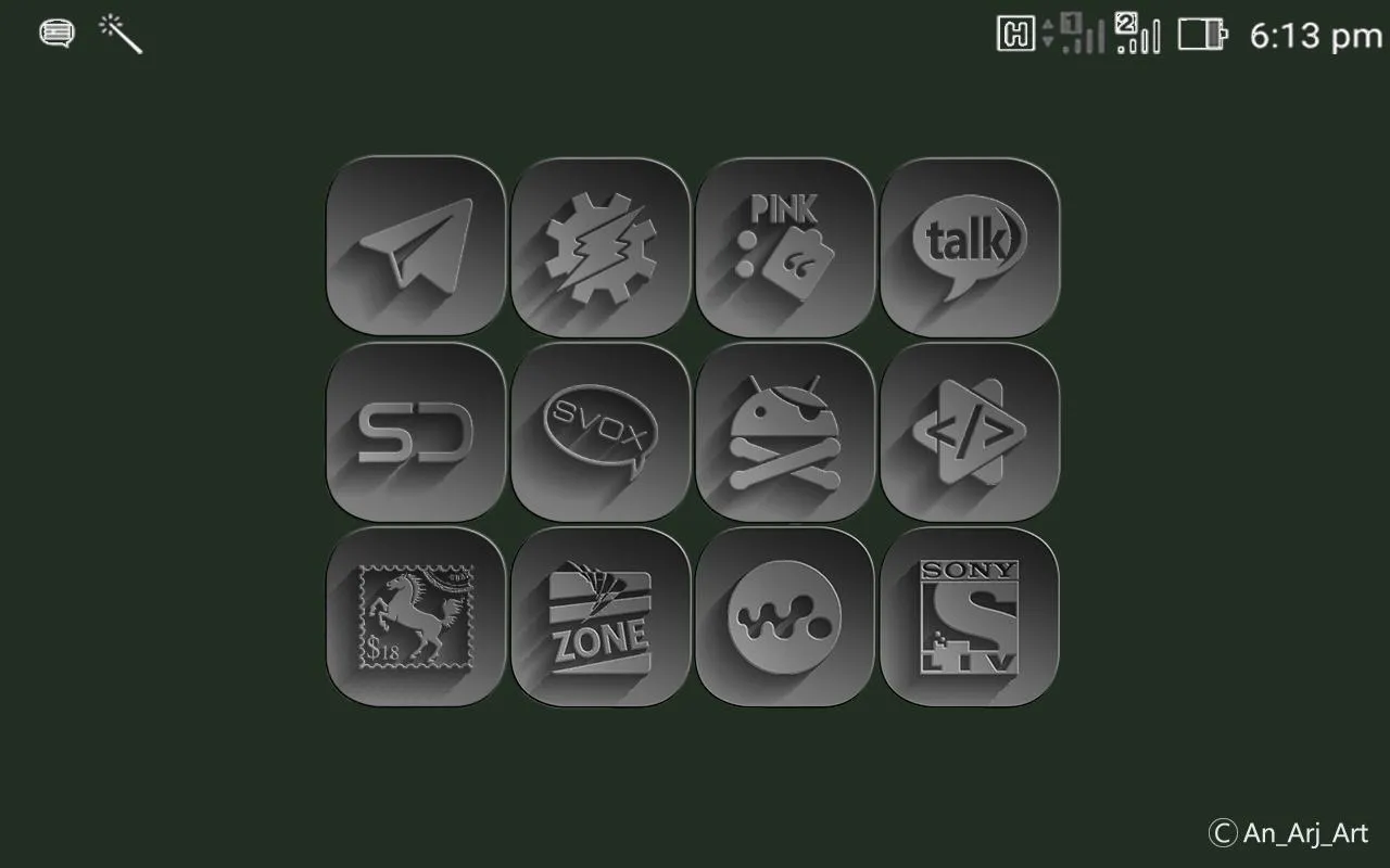 Tha_Black - icon pack | Indus Appstore | Screenshot