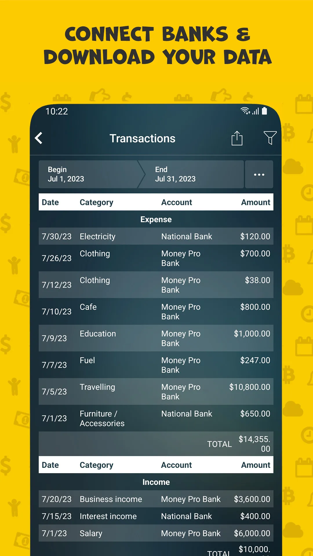 Money Pro: Personal Finance AR | Indus Appstore | Screenshot