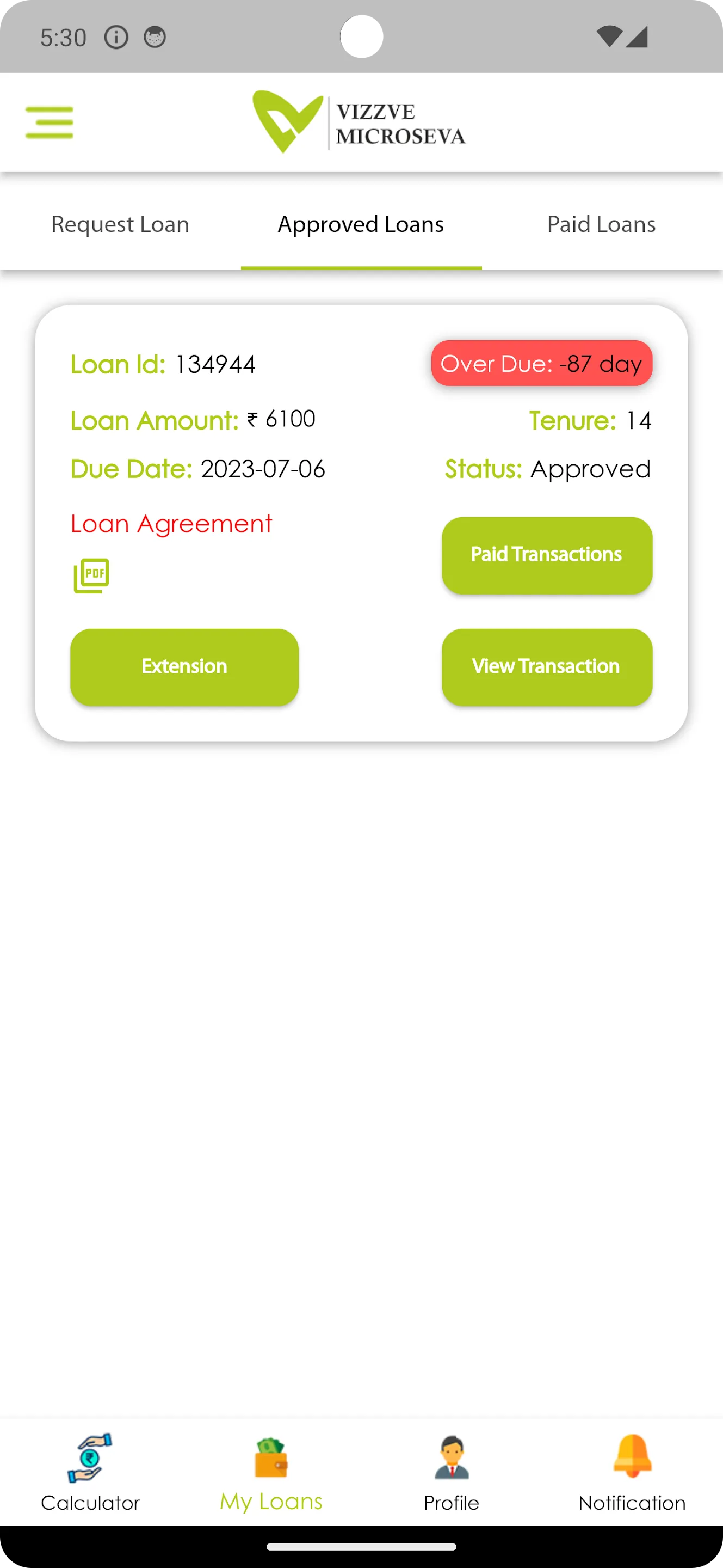 Vizzve instant loan app | Indus Appstore | Screenshot