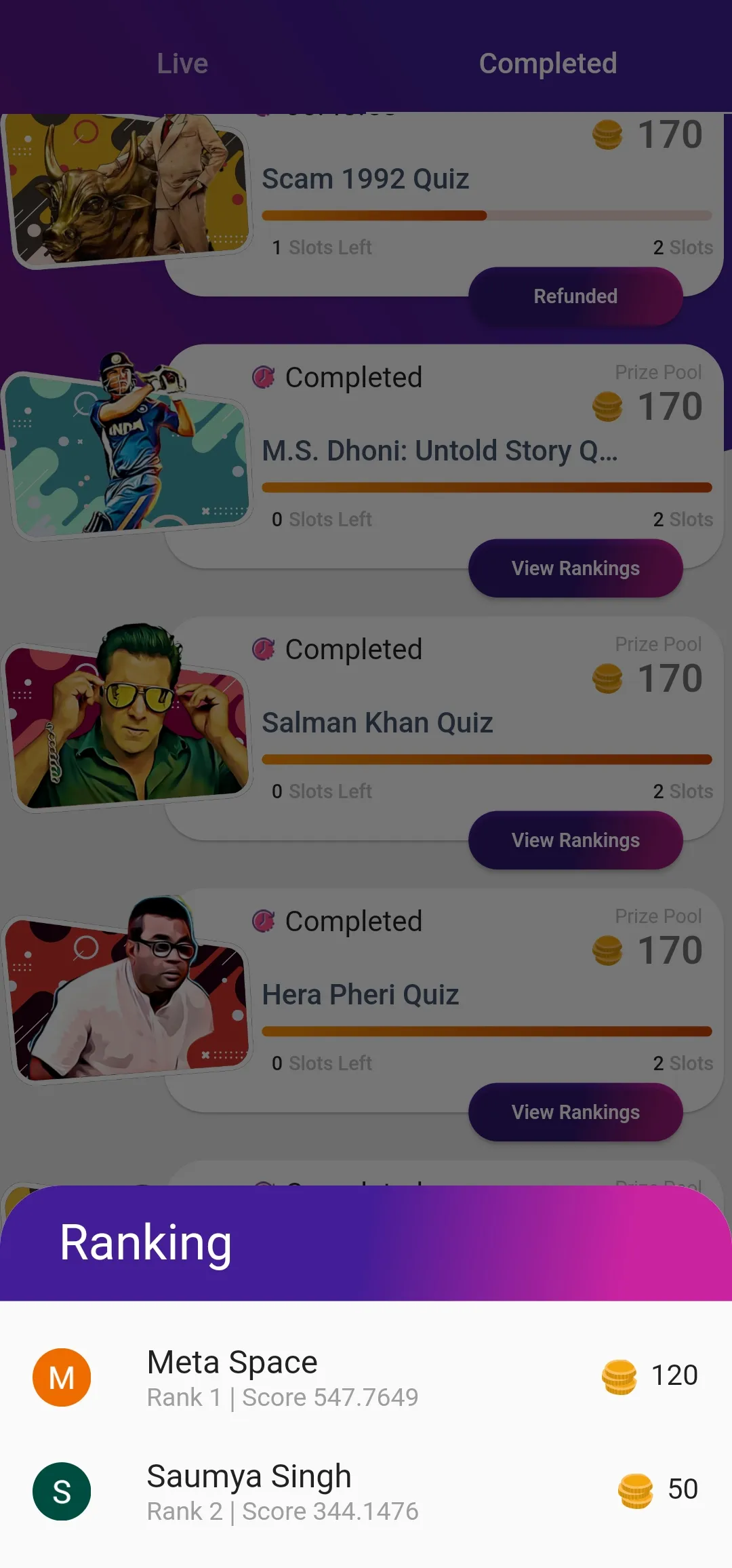 Clapper | Play Bollywood Quiz | Indus Appstore | Screenshot