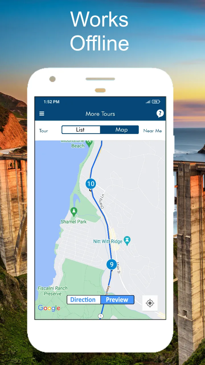 Big Sur GPS Audio Driving Tour | Indus Appstore | Screenshot