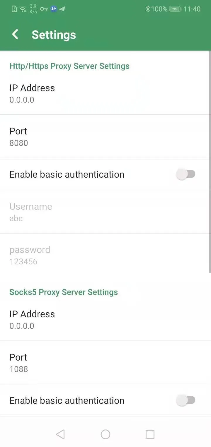 Android Proxy Server | Indus Appstore | Screenshot