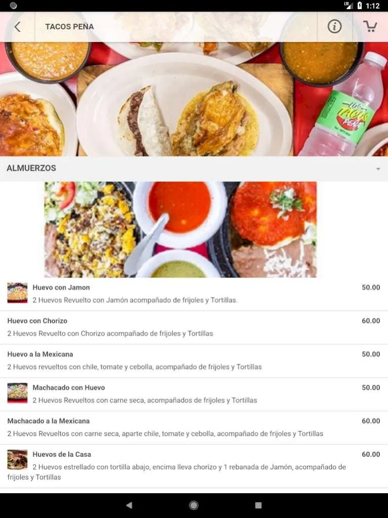 TACOS PEÑA | Indus Appstore | Screenshot