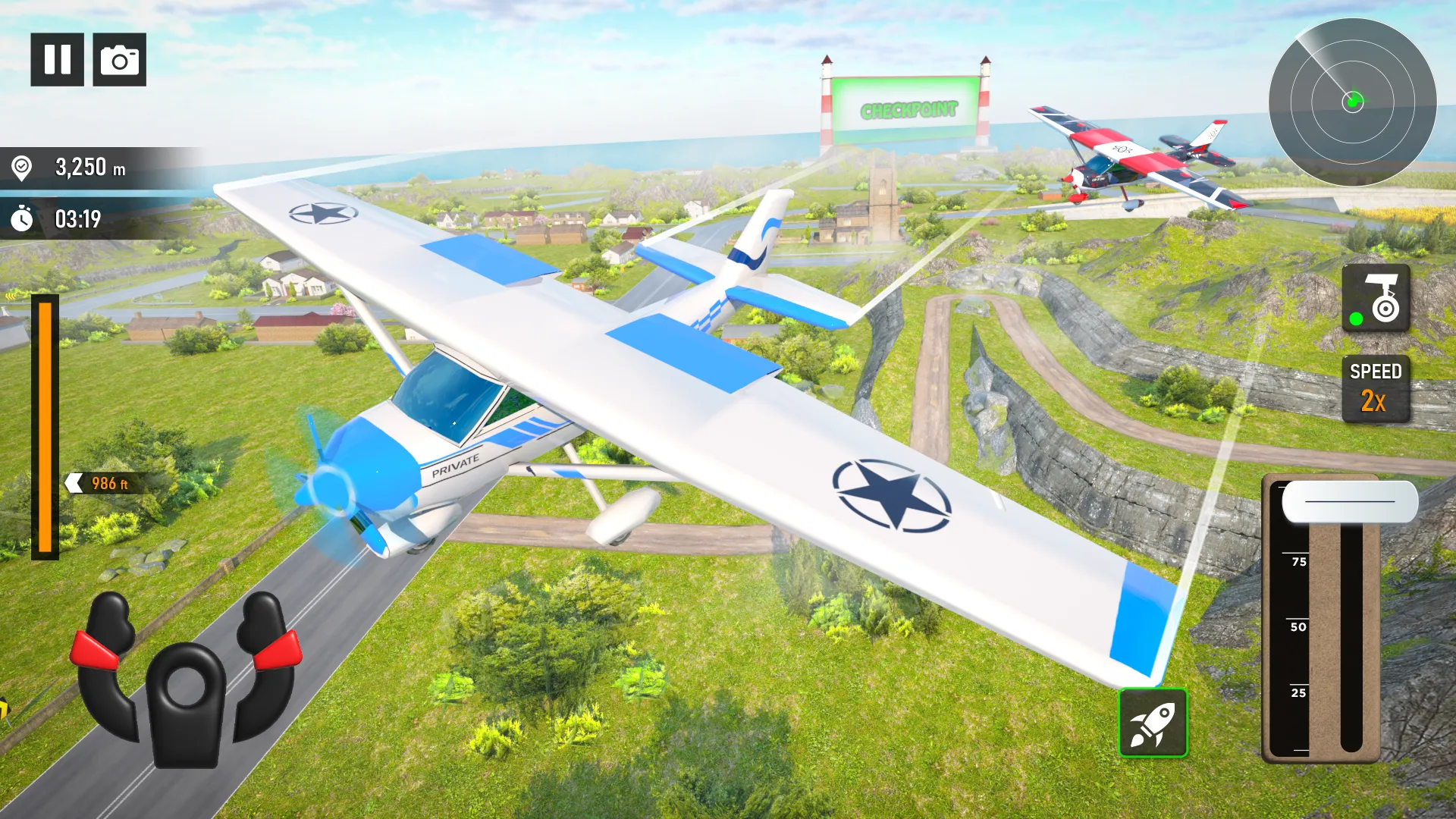 Airplane Simulator 3d Games | Indus Appstore | Screenshot