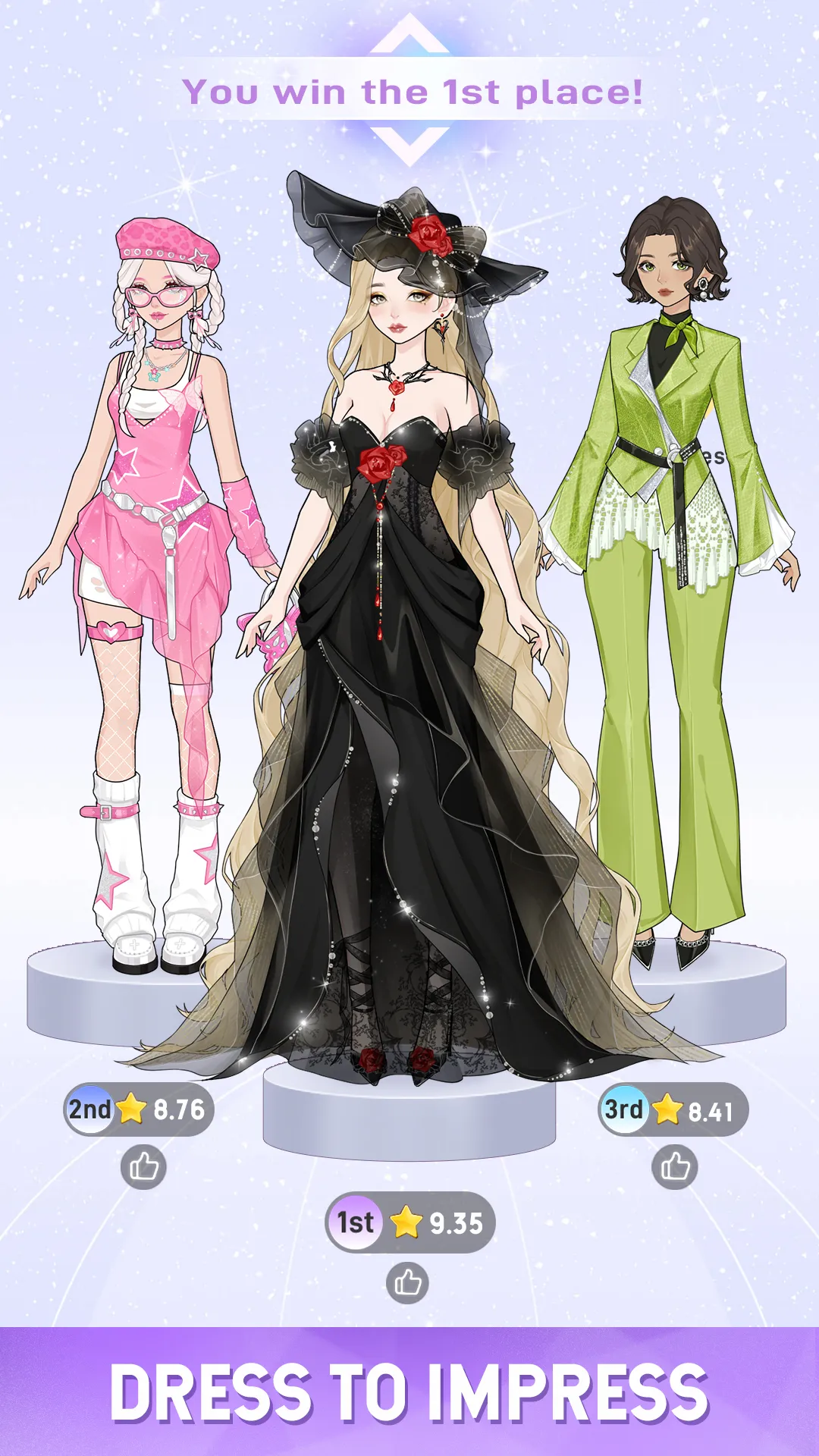 Shining Me: Glow Idol Dress Up | Indus Appstore | Screenshot