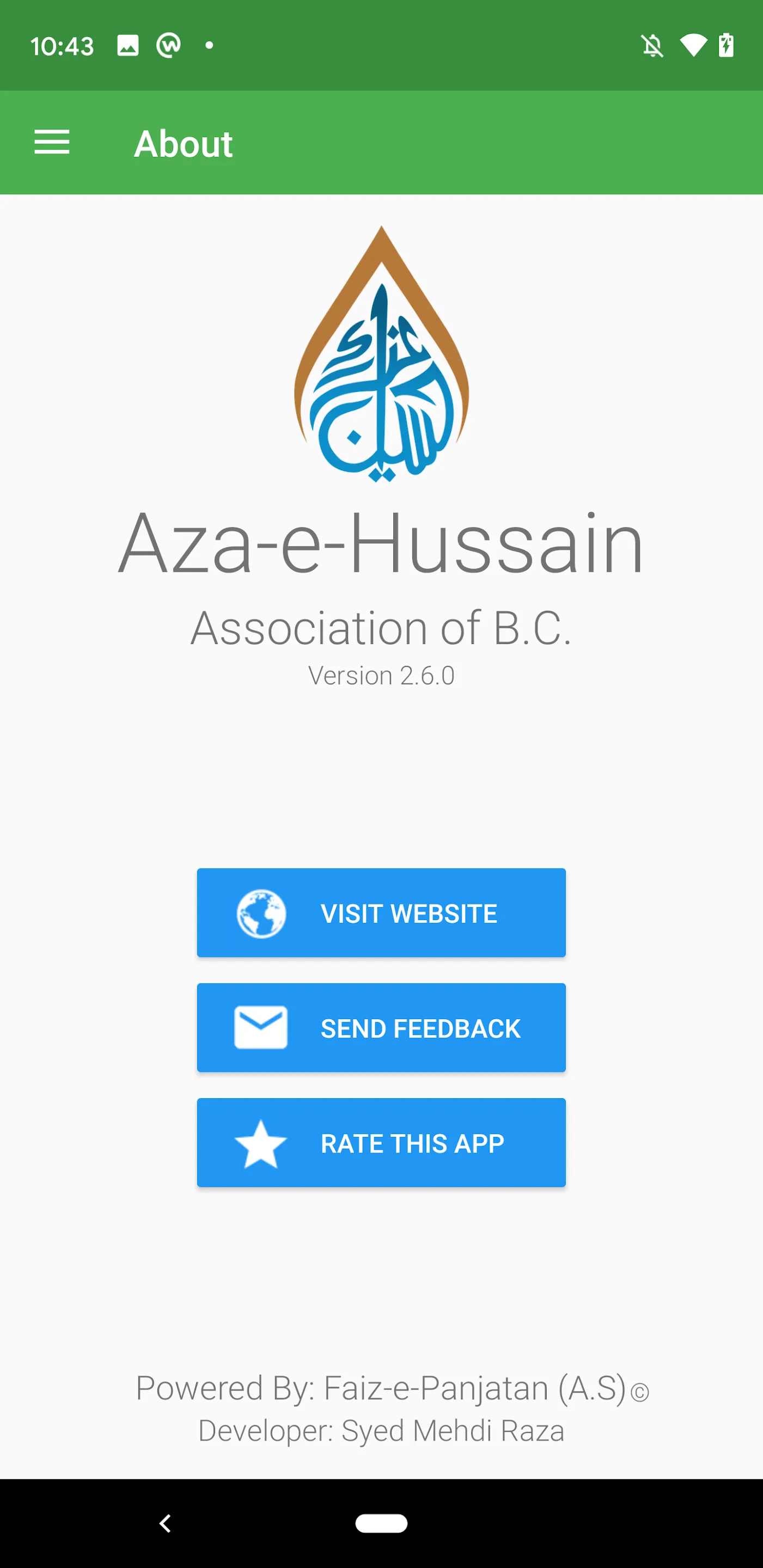 Aza-e-Hussain | Indus Appstore | Screenshot