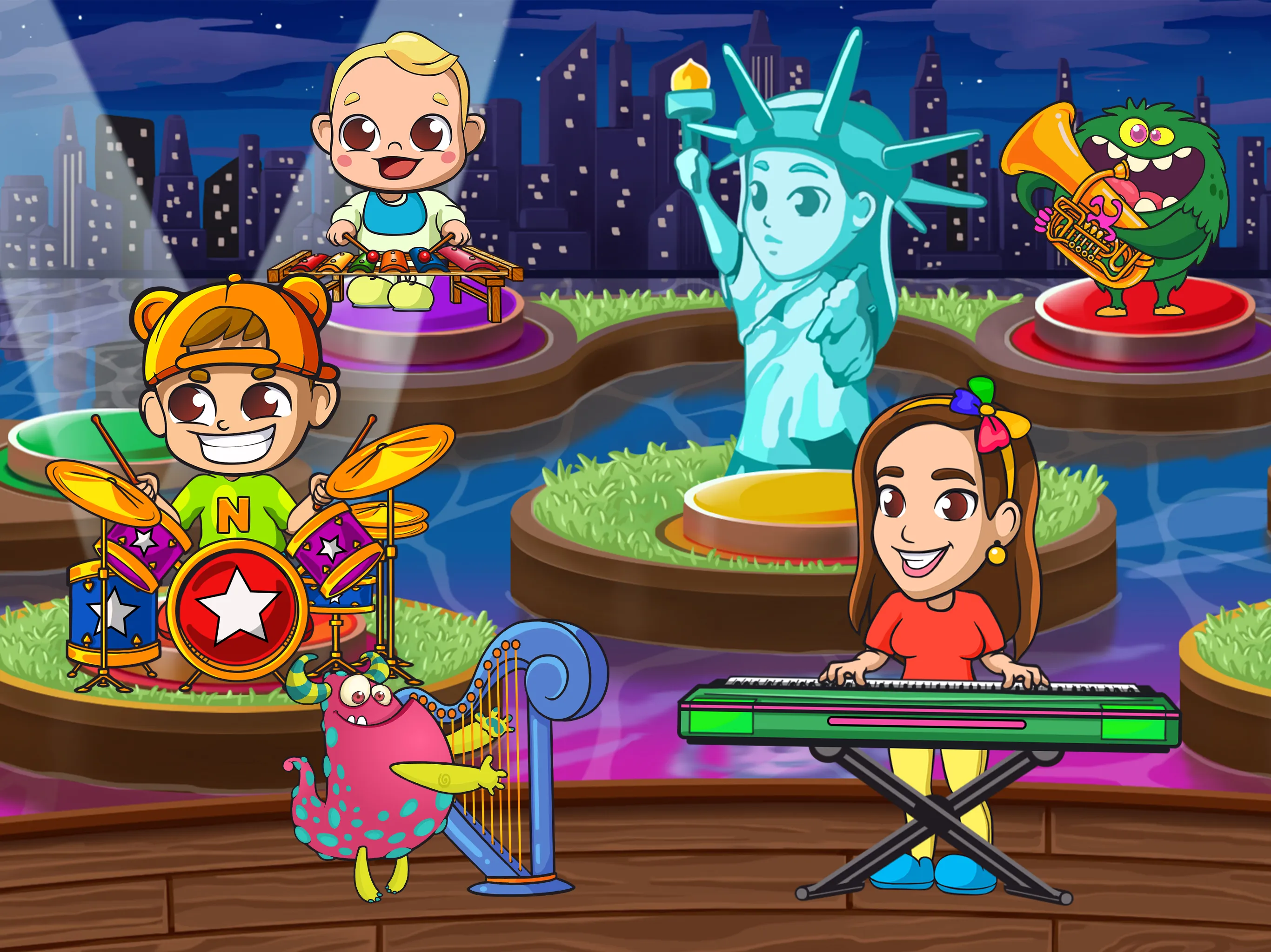 Vlad & Niki: Music Band | Indus Appstore | Screenshot