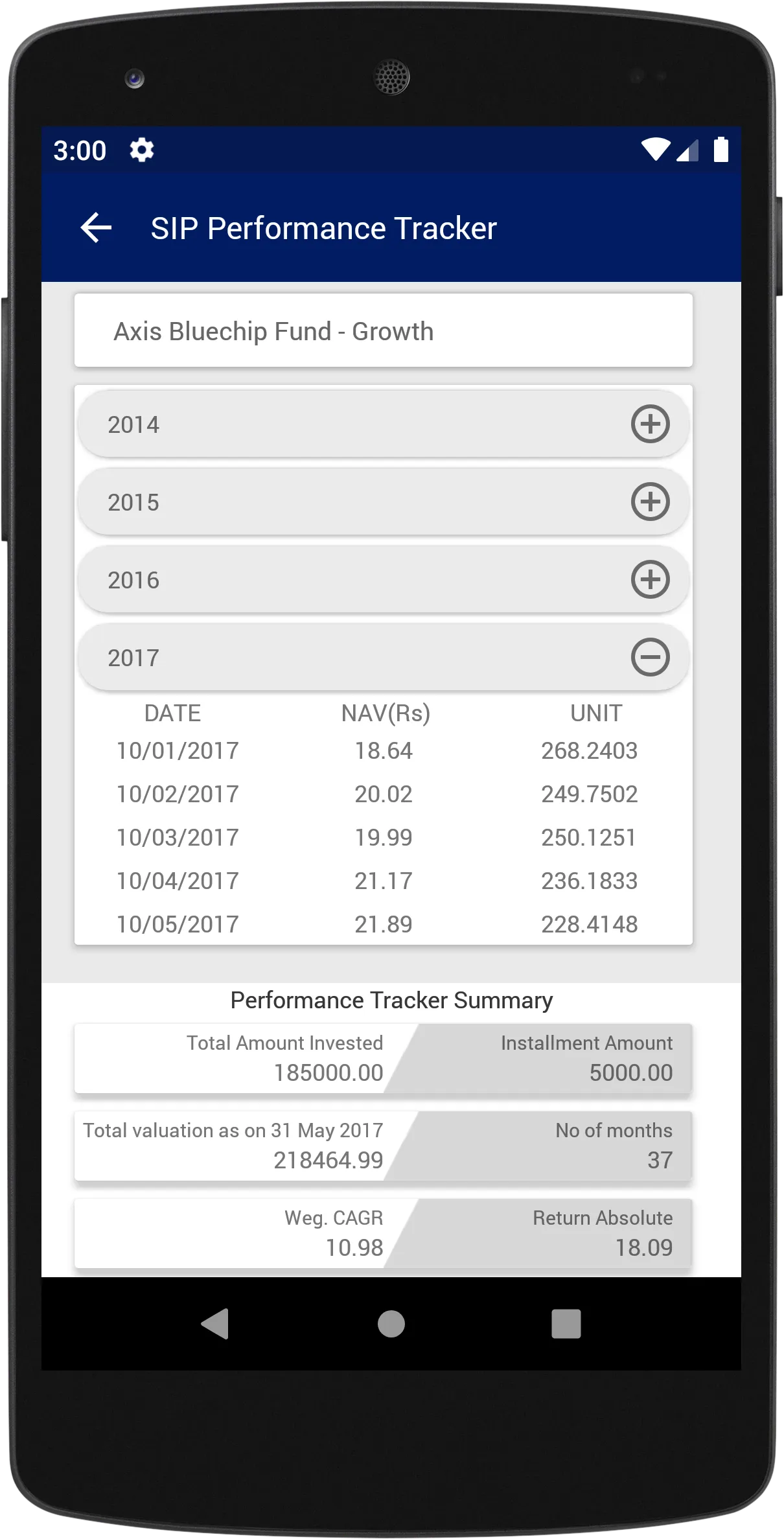 The Mutual Fund Store | Indus Appstore | Screenshot