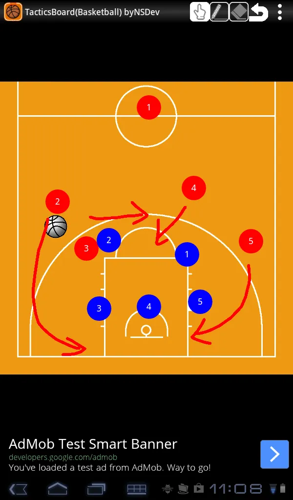 Tacticsboard(Basketball) byNSD | Indus Appstore | Screenshot