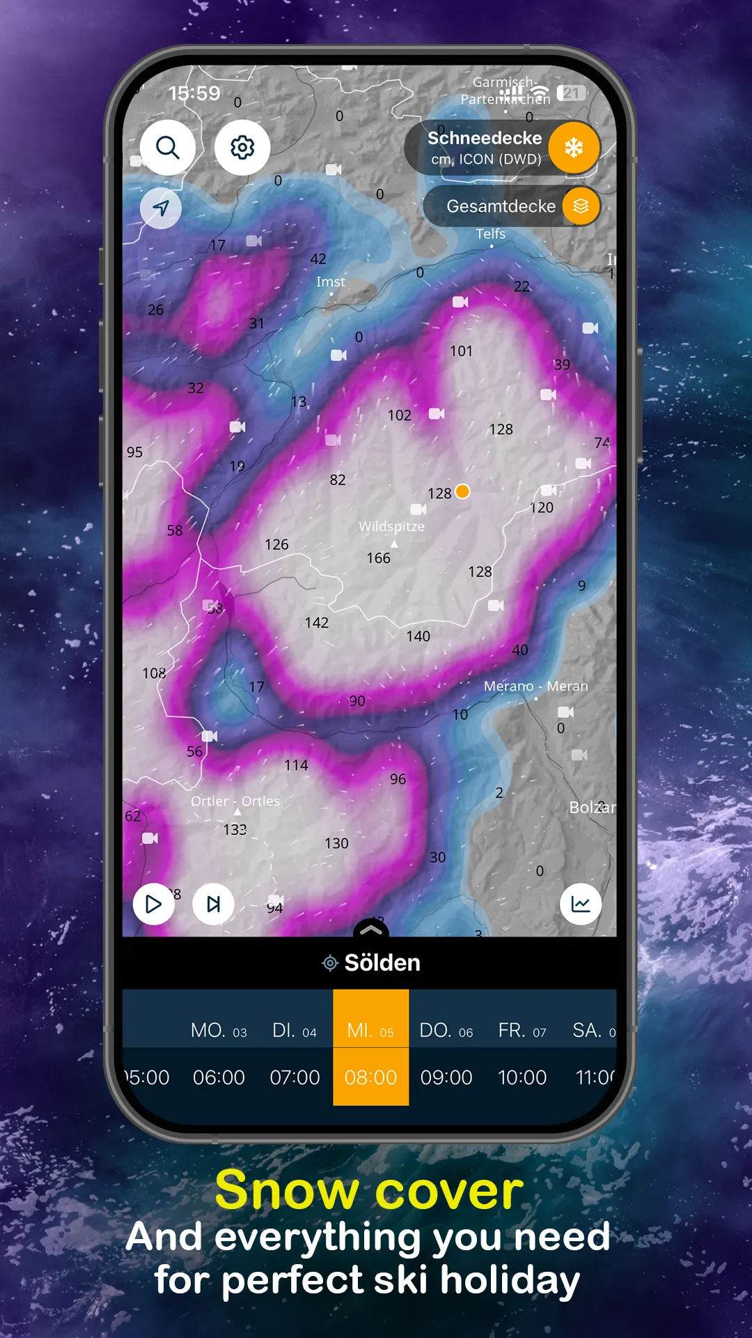 Ventusky: Weather Maps & Radar | Indus Appstore | Screenshot