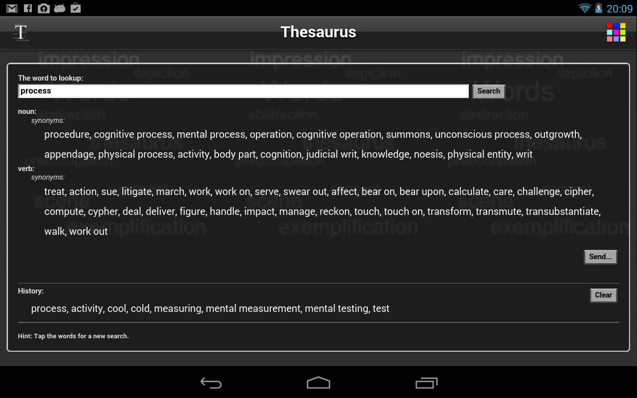 Thesaurus | Indus Appstore | Screenshot