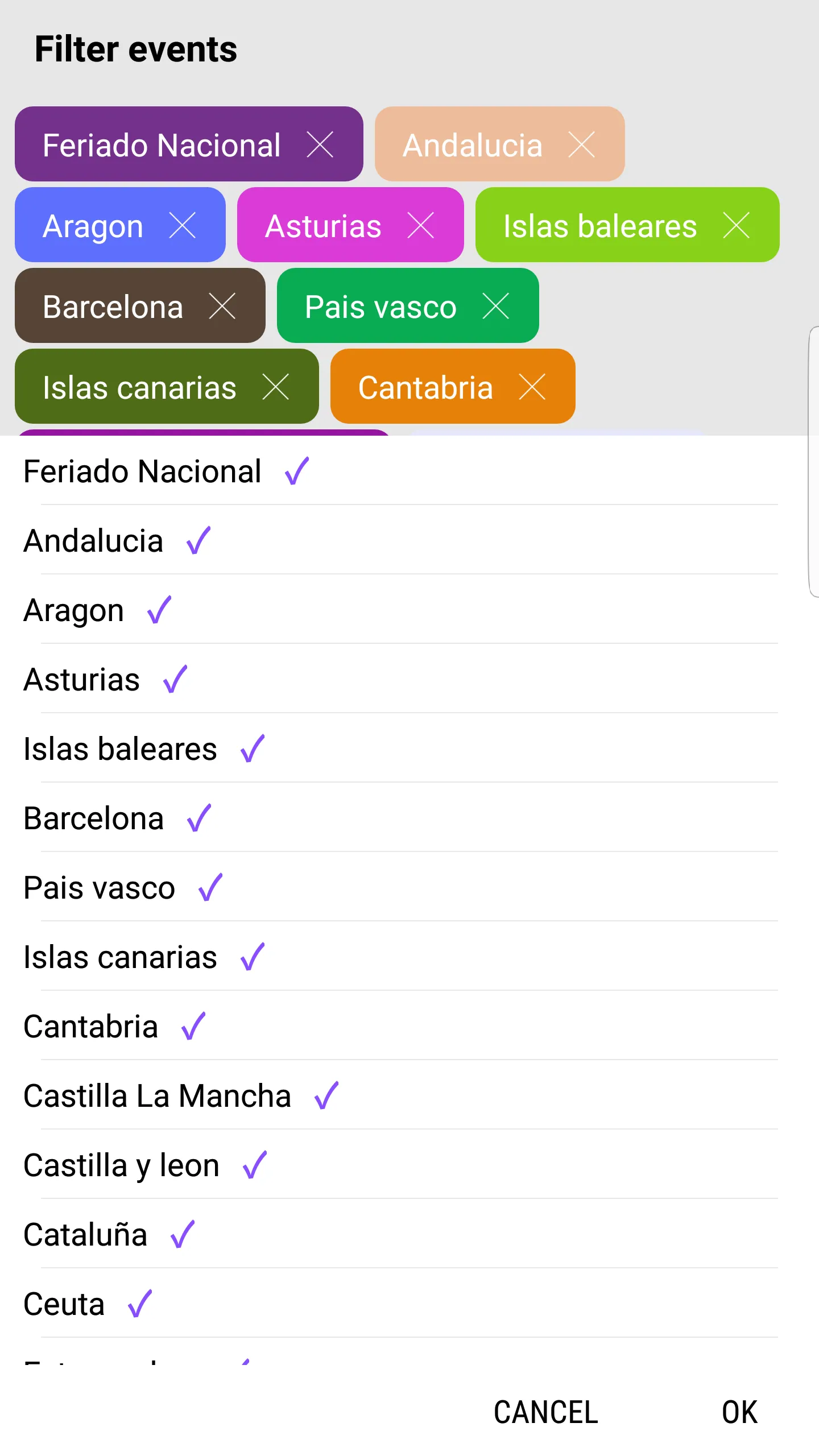 Spain Calendar | Indus Appstore | Screenshot