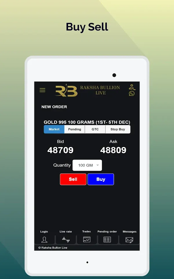 Raksha Bullion Live | Indus Appstore | Screenshot