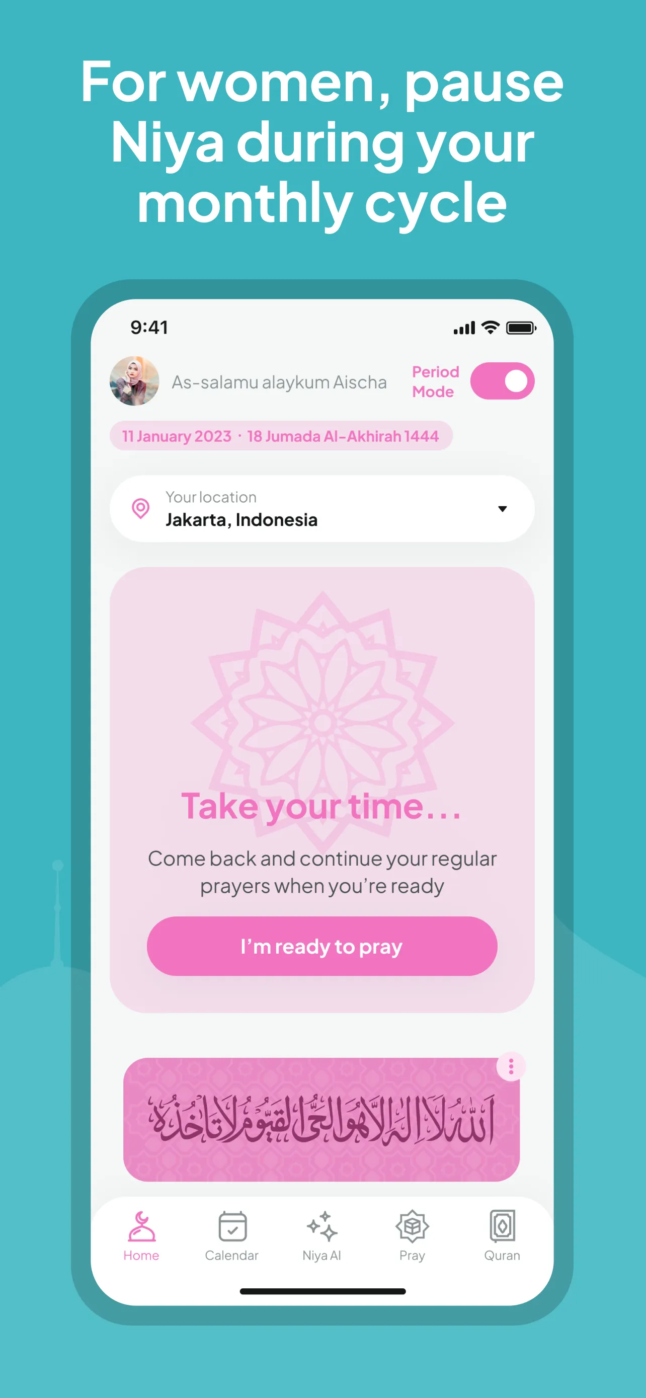 Niya: Muslim prayer tracker | Indus Appstore | Screenshot