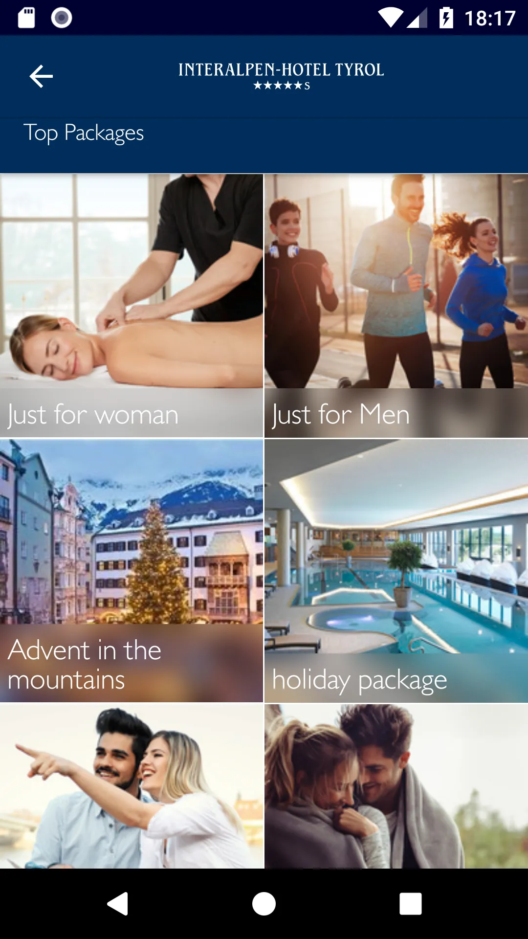 Interalpen-Hotel Tyrol | Indus Appstore | Screenshot