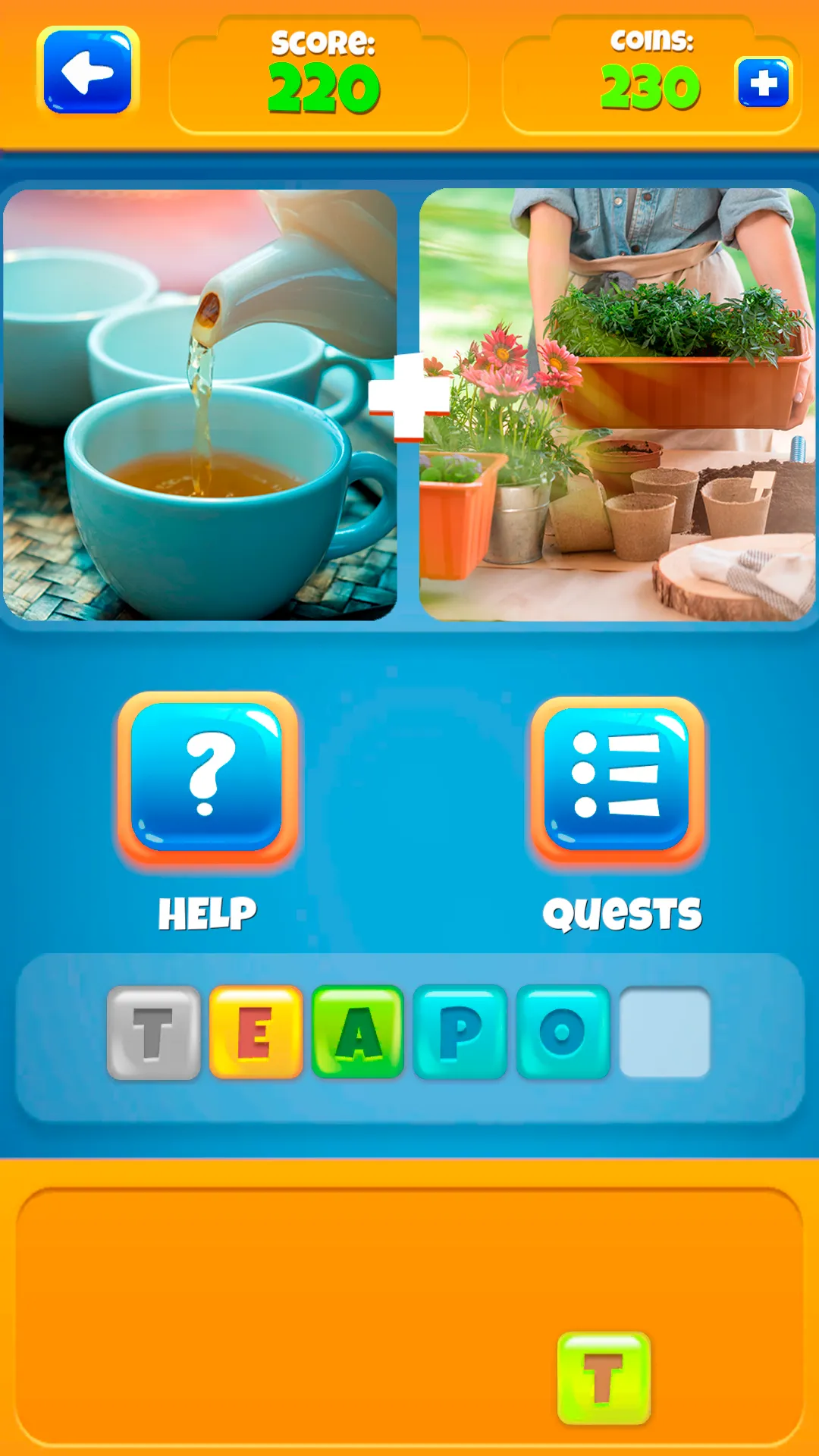 2 Pics 1Word. Offline Games | Indus Appstore | Screenshot