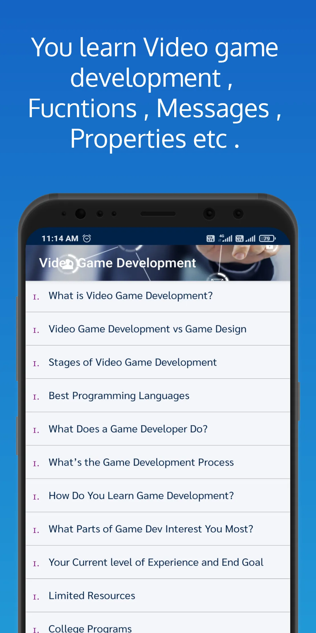 Learn : Game Development | Indus Appstore | Screenshot