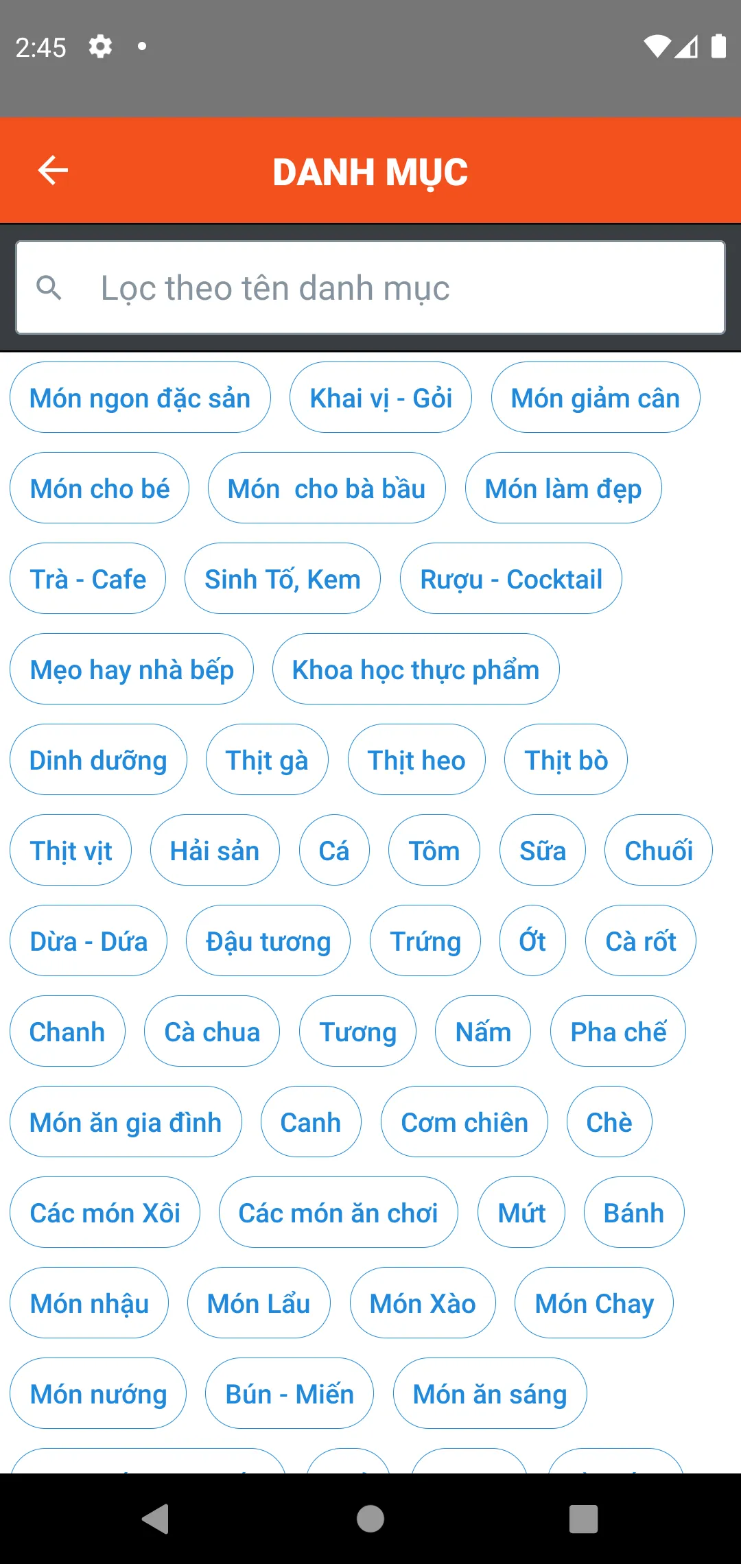 365 món ăn ngon mỗi ngày | Indus Appstore | Screenshot